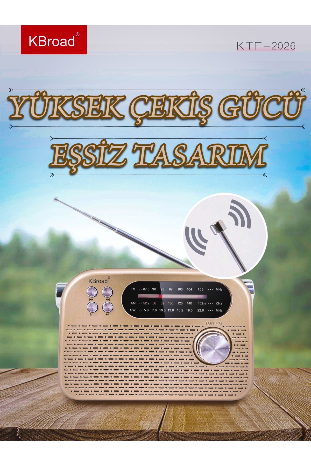 Dexxony Premium Nostaljik Radyo, Bluetoothlu Fm Radyo, Taşınabilir Kablosuz Hoparlör (Videolu Ürün)