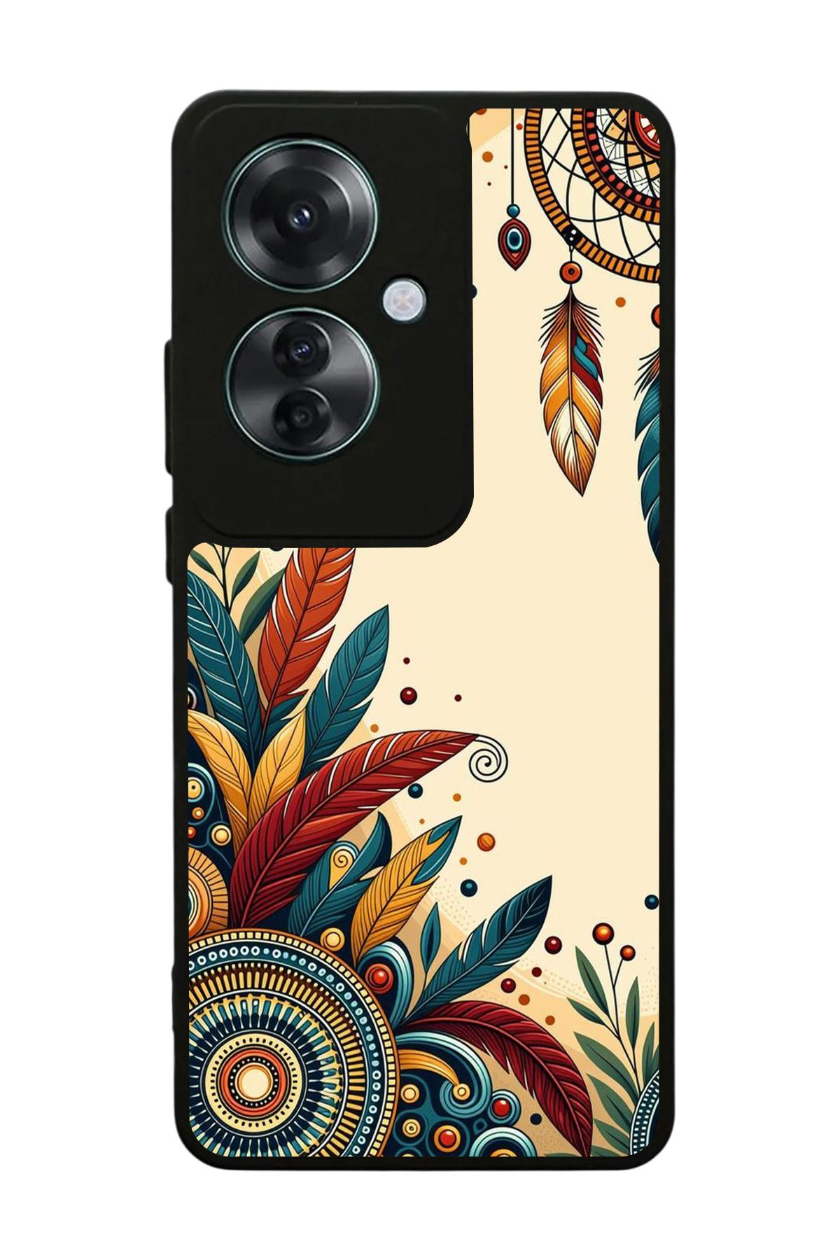 OPPO Reno 11F Uyumlu Mat Siyah Kılıf – Yumuşak Silikon, Koruyucu, Şok Emici Kapak