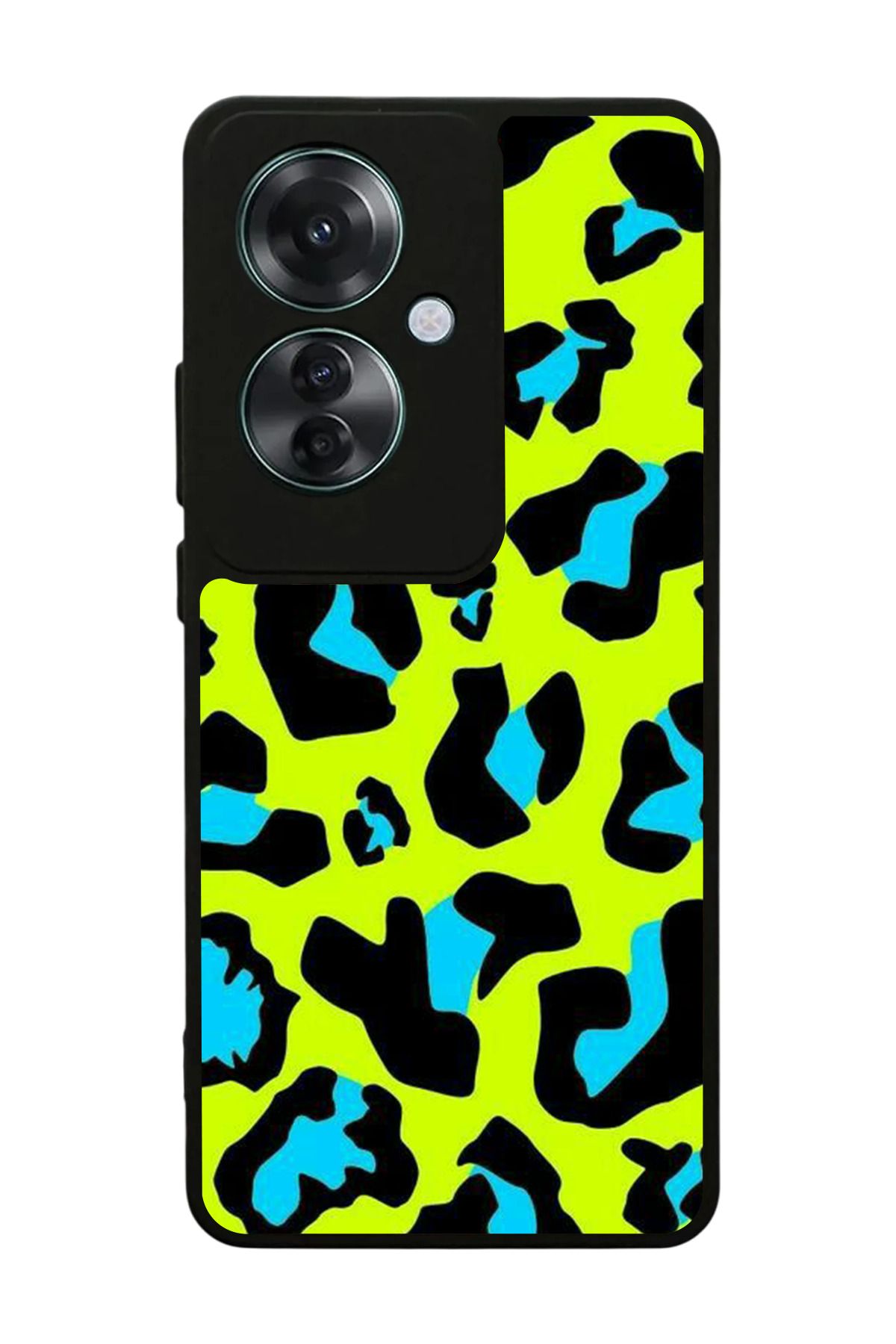 OPPO Reno 11F Uyumlu Mat Siyah Kılıf – Yumuşak Silikon, Koruyucu, Şok Emici Kapak