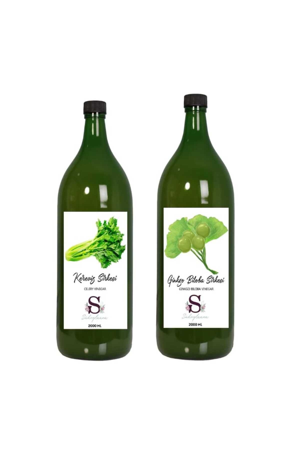 Süheylaana Doğal Kereviz Sirkesi 2000 Ml - Doğal Ginkgo Biloba Sirkesi 2000 Ml