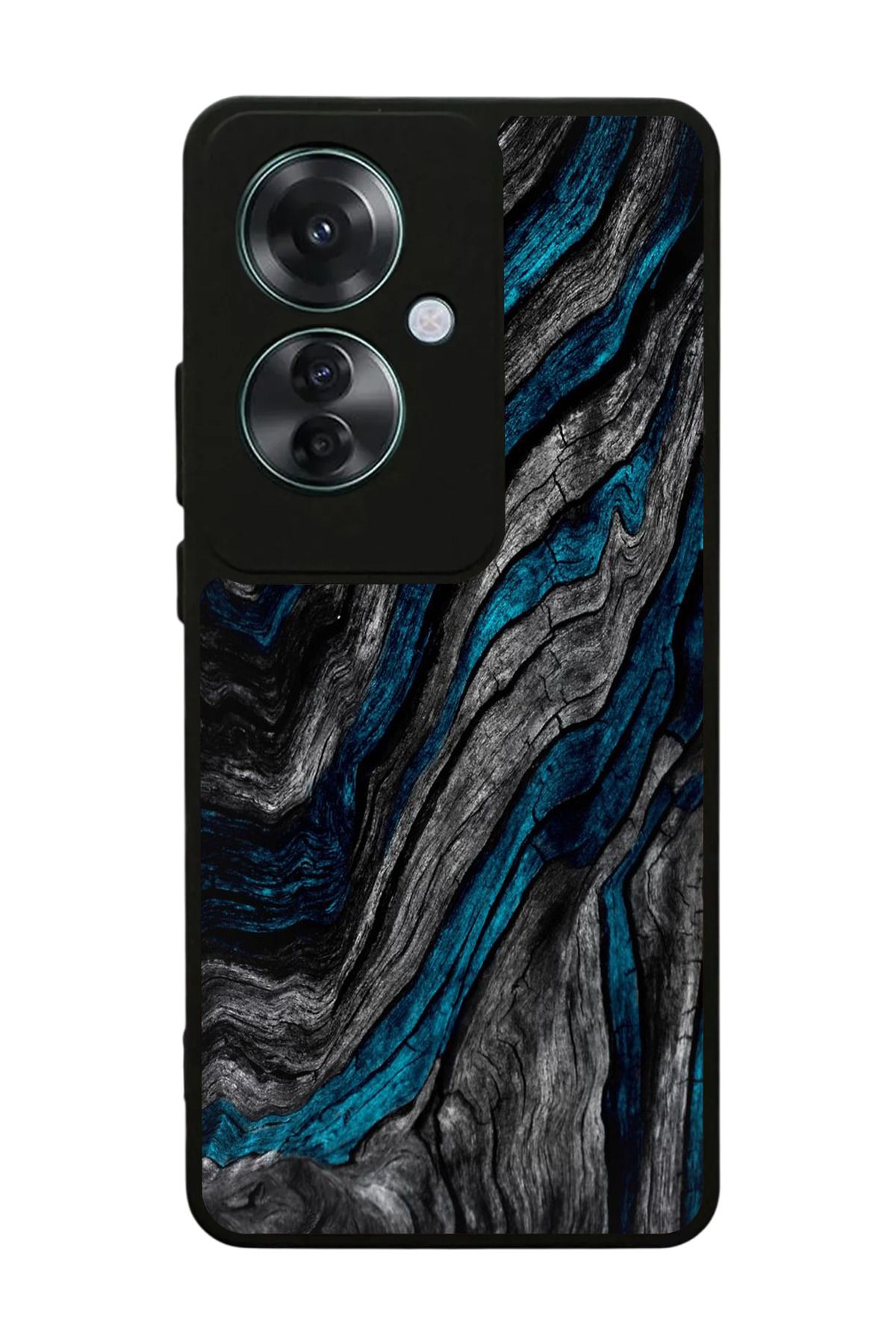 OPPO Reno 11F Uyumlu Mat Siyah Kılıf – Yumuşak Silikon, Koruyucu, Şok Emici Kapak