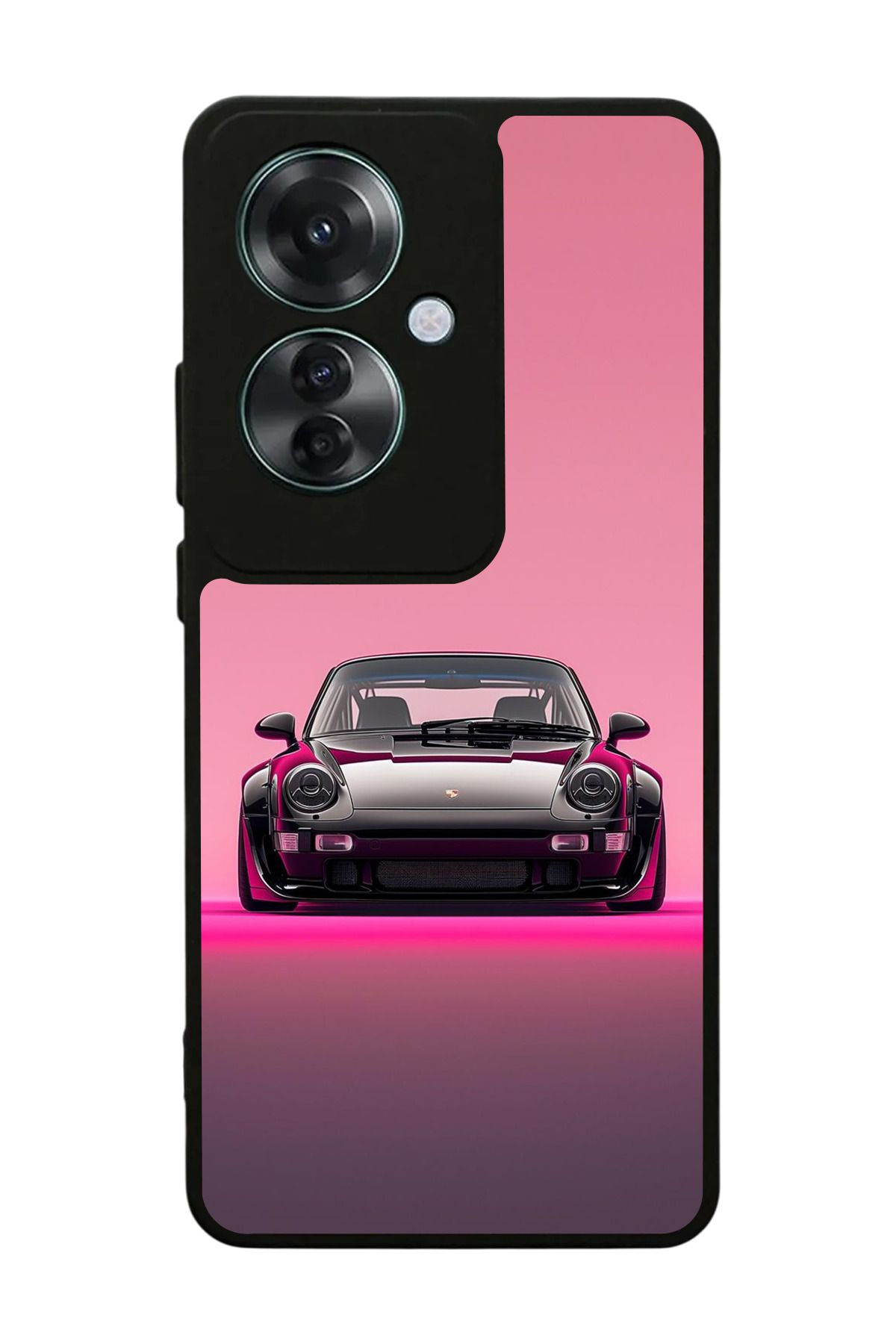 OPPO Reno 11F Uyumlu Mat Siyah Kılıf – Yumuşak Silikon, Koruyucu, Şok Emici Kapak