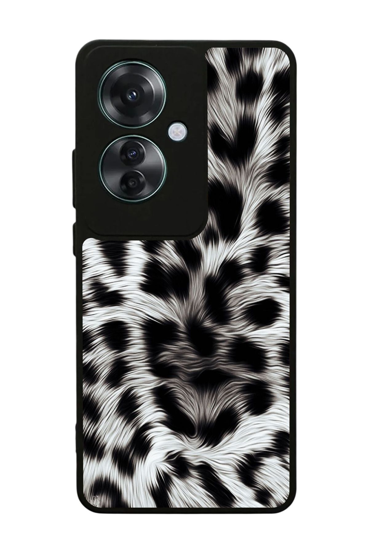 OPPO Reno 11F Uyumlu Mat Siyah Kılıf – Yumuşak Silikon, Koruyucu, Şok Emici Kapak