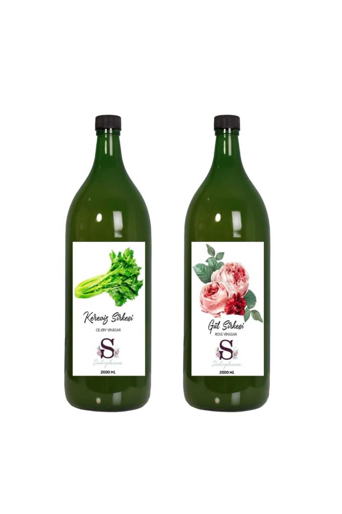 Süheylaana Doğal Kereviz Sirkesi 2000 Ml - Doğal Gül Sirkesi 2000 Ml