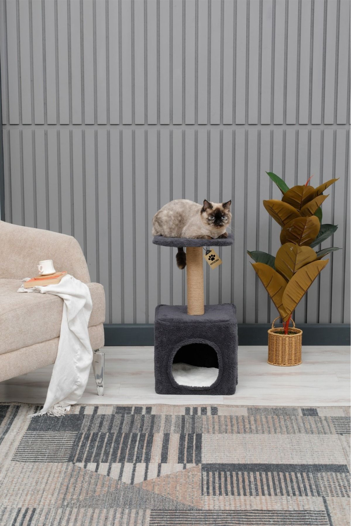 Pati Store Kedi Evi, Kedi Tırmalama, Kedi Oyun Evi - Bodrum