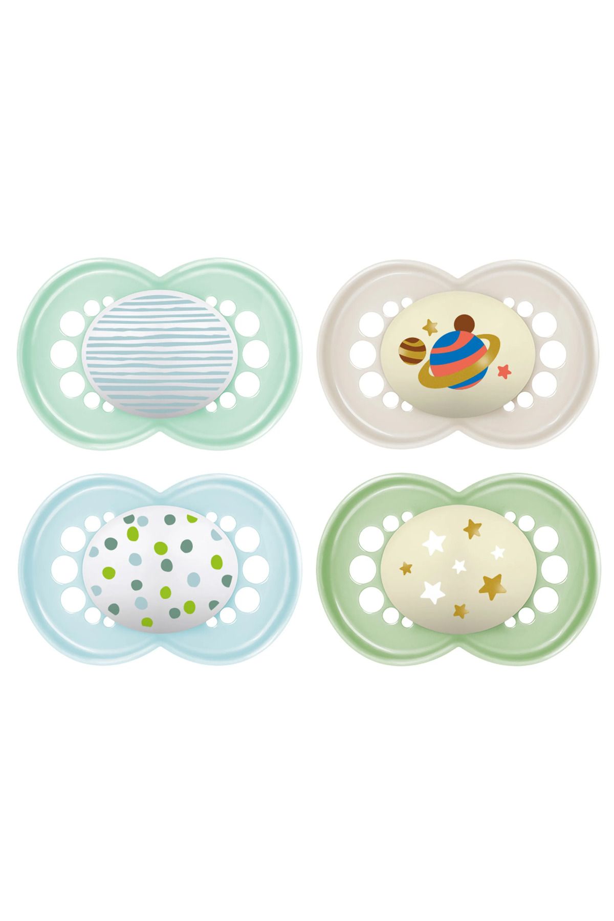 MAM Original Day & Night 6+ 4 Pack/Color: Blue