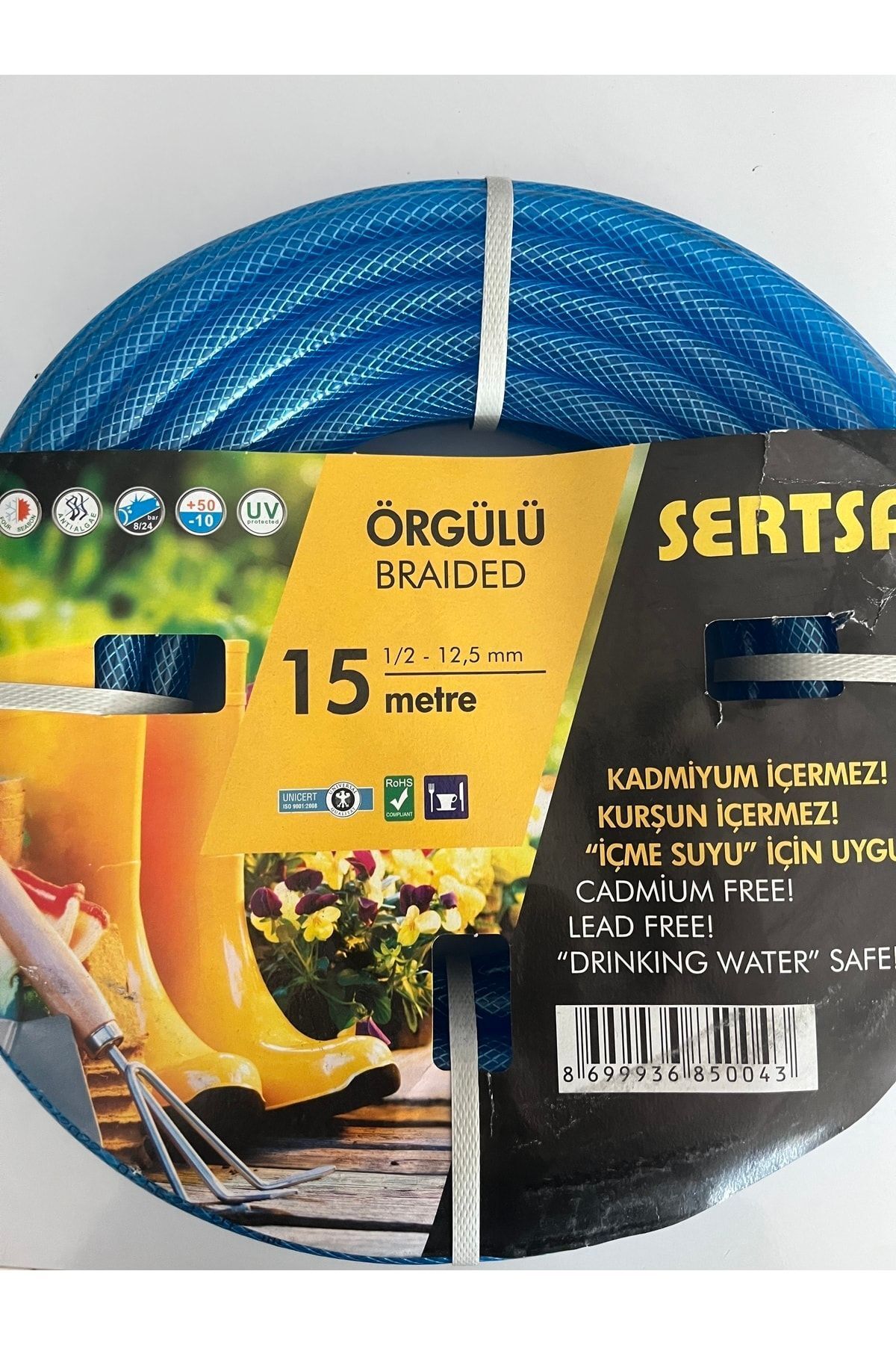 Sertsan Örgülü Hortum - 15 Metre