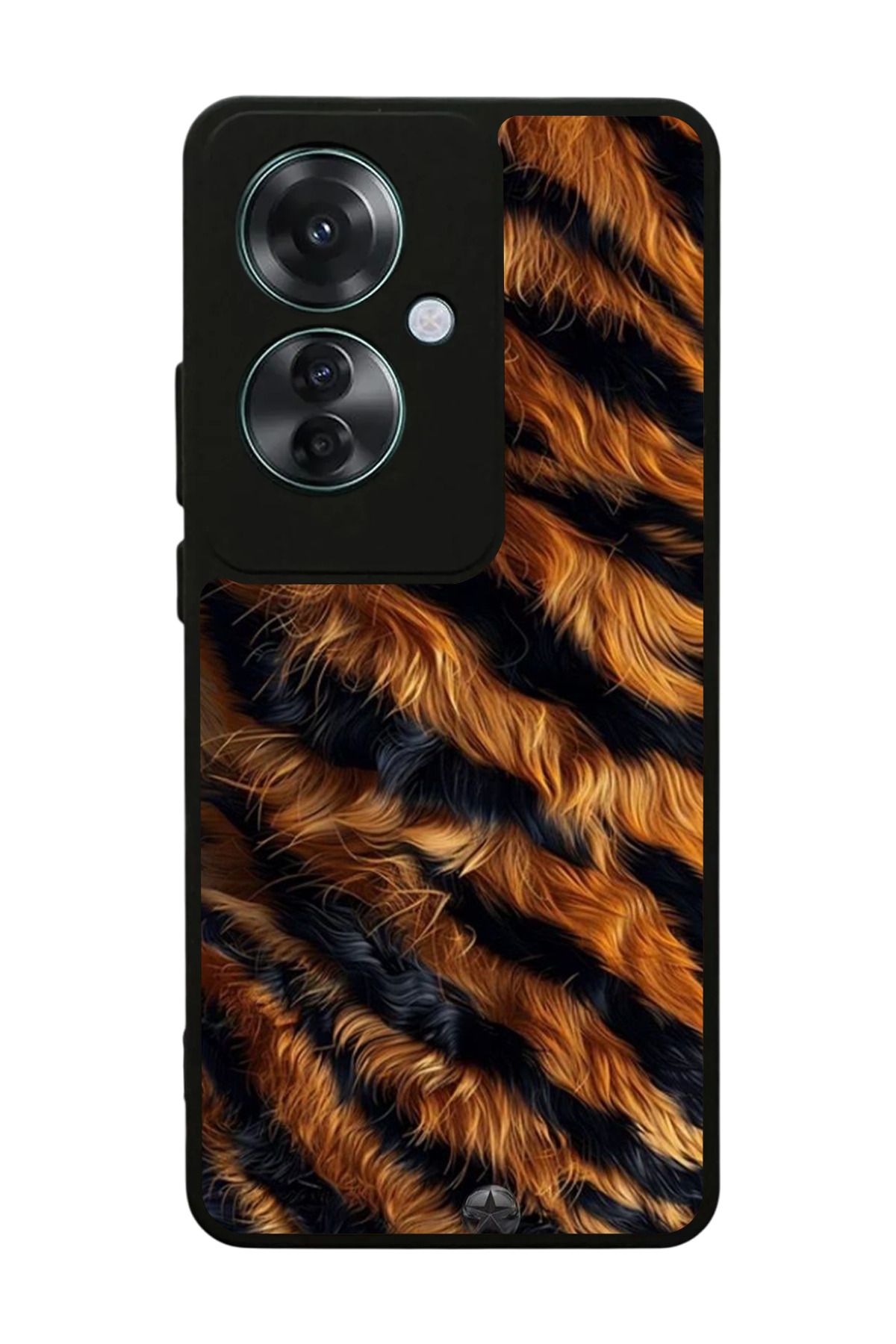 OPPO Reno 11F Uyumlu Mat Siyah Kılıf – Yumuşak Silikon, Koruyucu, Şok Emici Kapak