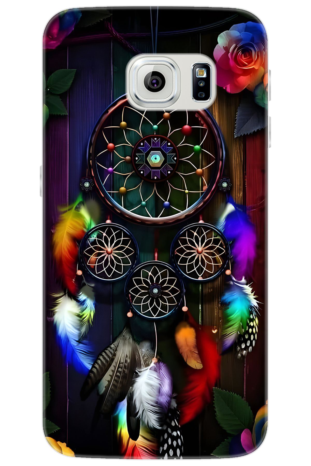 Ceppare Samsung Galaxy S6 EDGE (SM-G925F) Uyumlu Kılıf Desen Baskılı Silikon Düş Kapanı STK:704 CP-IPgQidb