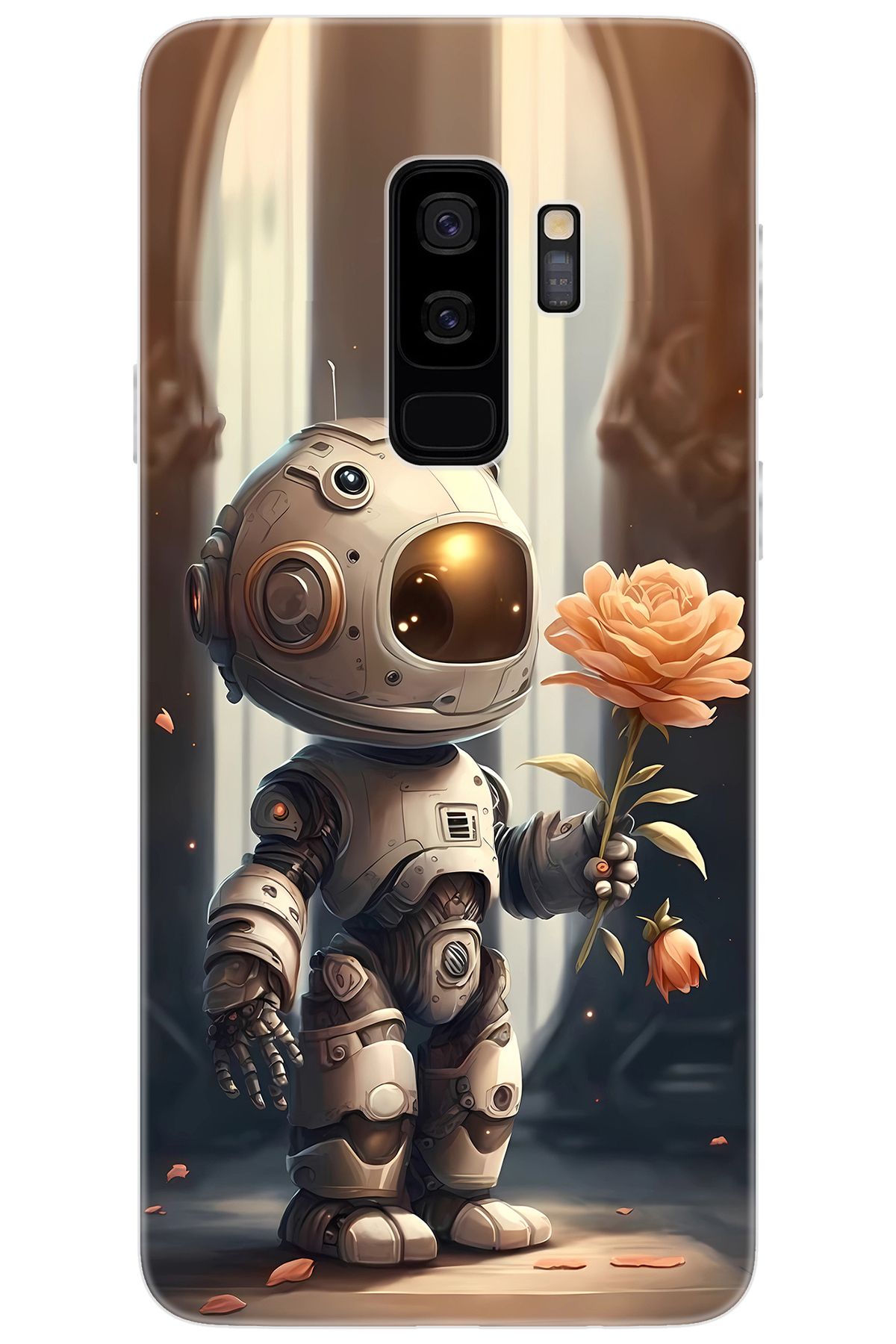 Ceppare Samsung Galaxy S9 PLUS (SM-G965F) Uyumlu Kılıf Desen Baskılı Silikon Astronot STK:620 CP-XuLyc6l