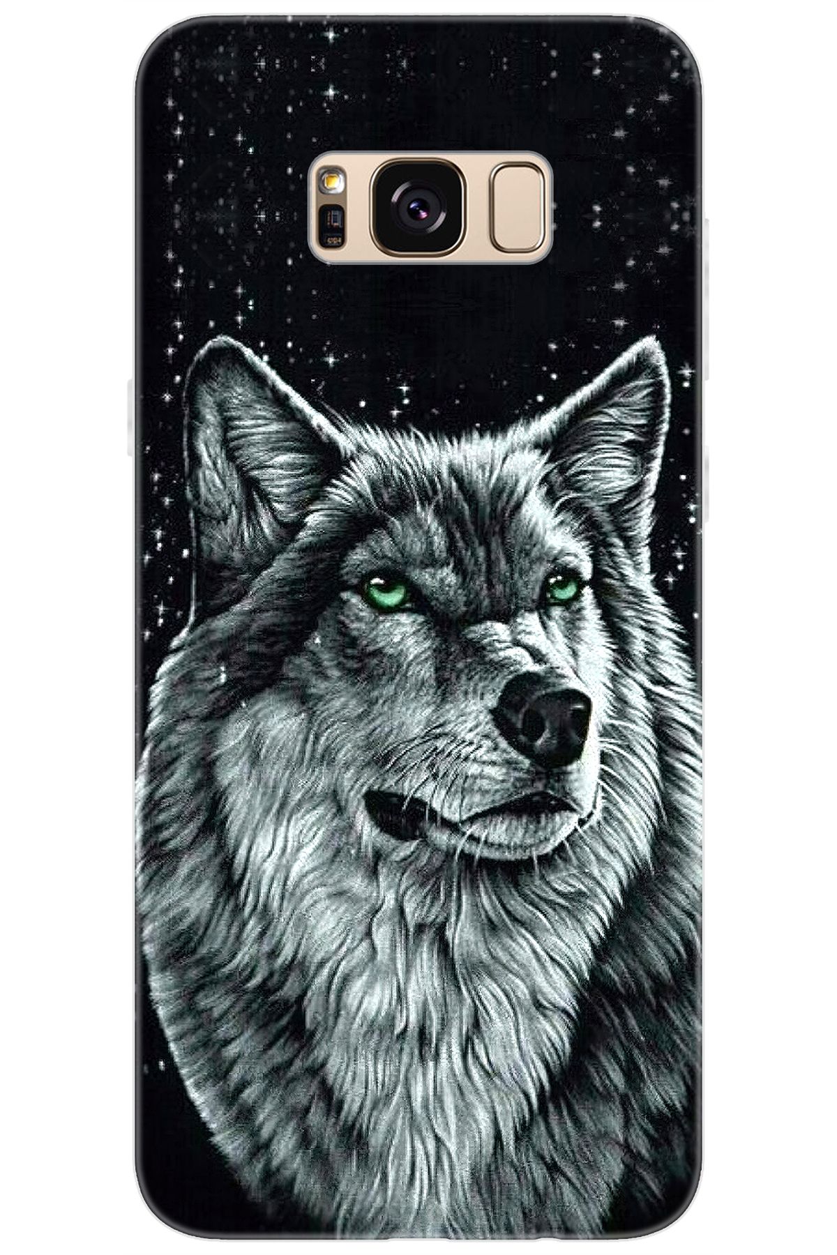 Ceppare Samsung Galaxy S8 PLUS (SM-G955F) Uyumlu Kılıf Desen Baskı Silikon Kurt Baskı STK:488 CP-TlLH9JN