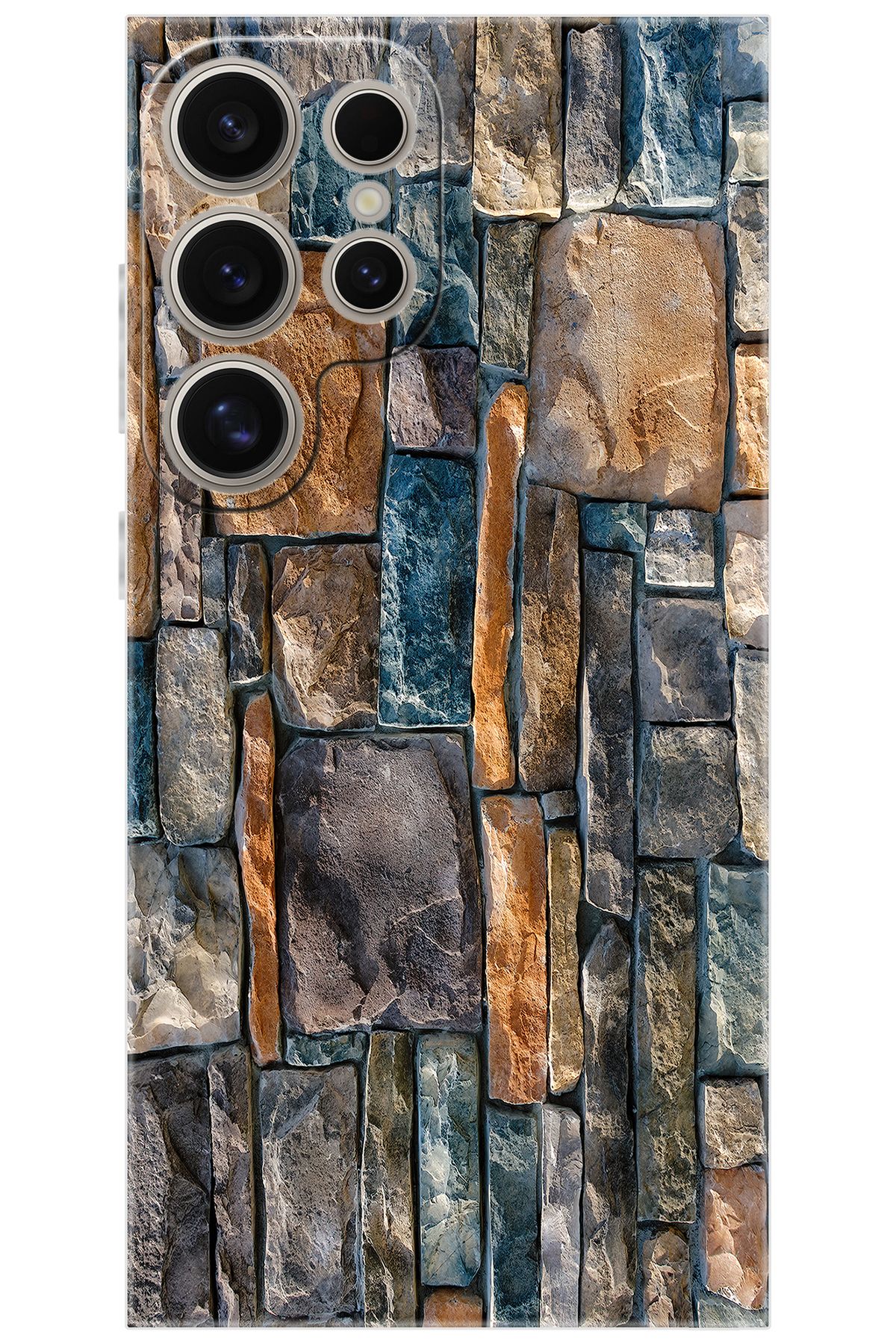 Ceppare Samsung Galaxy S24 ULTRA (SM-S928B) Uyumlu Kılıf Desen Baskılı Silikon Taş Duvar STK:233 CP-vbRhwUA