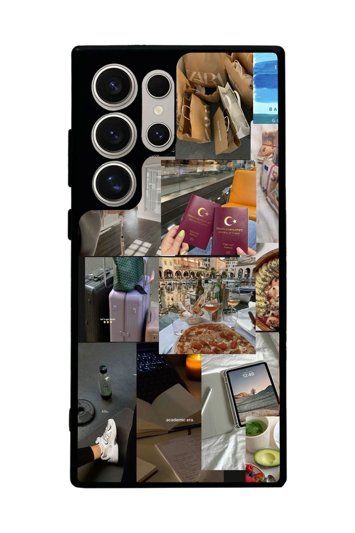 BGAKSESUAR Samsung Galaxy S22 Ultra Uyumlu Mat Siyah Kılıf – Yumuşak Silikon, Koruyucu, Şok Emici Kapak