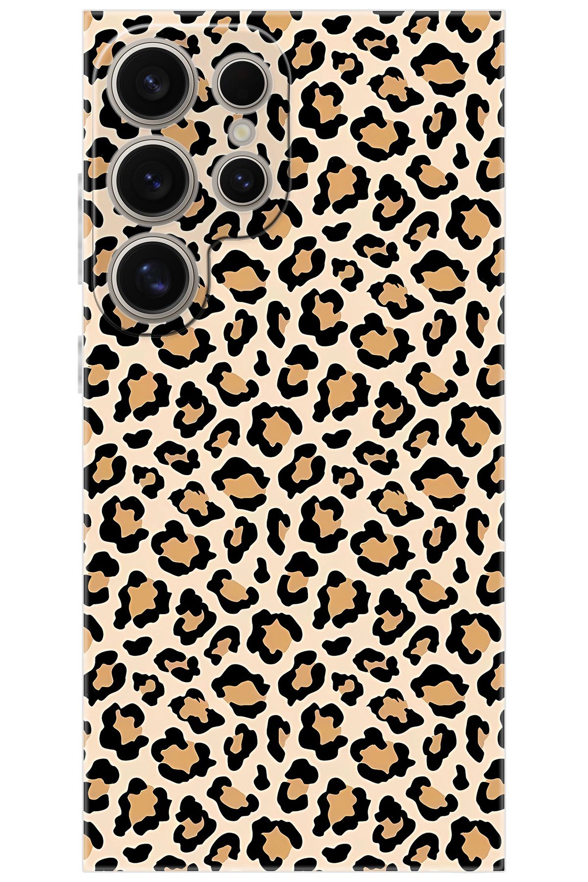 Ceppare Samsung Galaxy S24 ULTRA (SM-S928B) Uyumlu Kılıf Desen Baskı Silikon Leopar Desen STK:743 CP-dkpNiIf