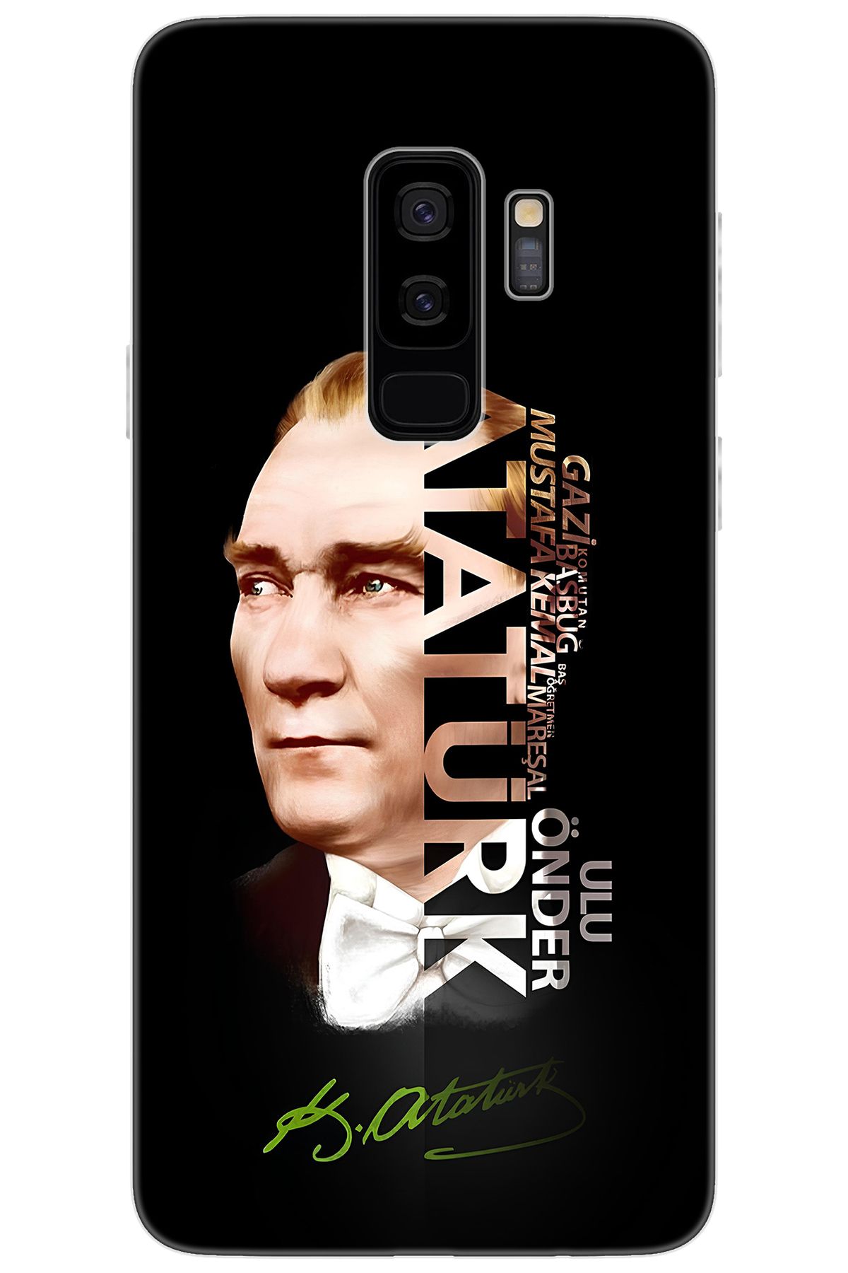 Ceppare Samsung Galaxy S9 PLUS (SM-G965F) Uyumlu Kılıf Desen Baskılı Silikon Atatürk STK:681 CP-RS5IVLB