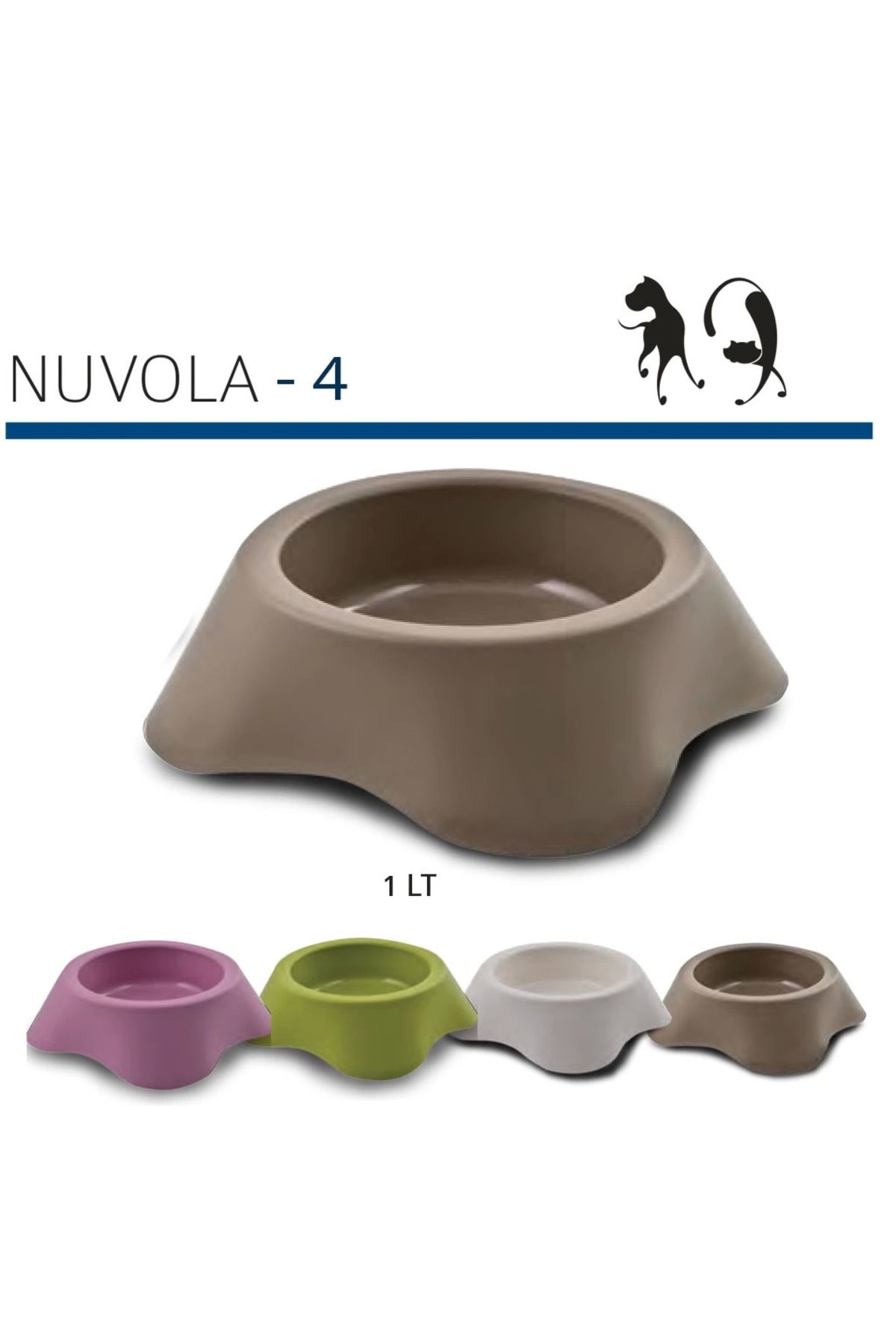 MP Bergamo MP Nuvola Köpek Mama Su Kabı 1 Litre