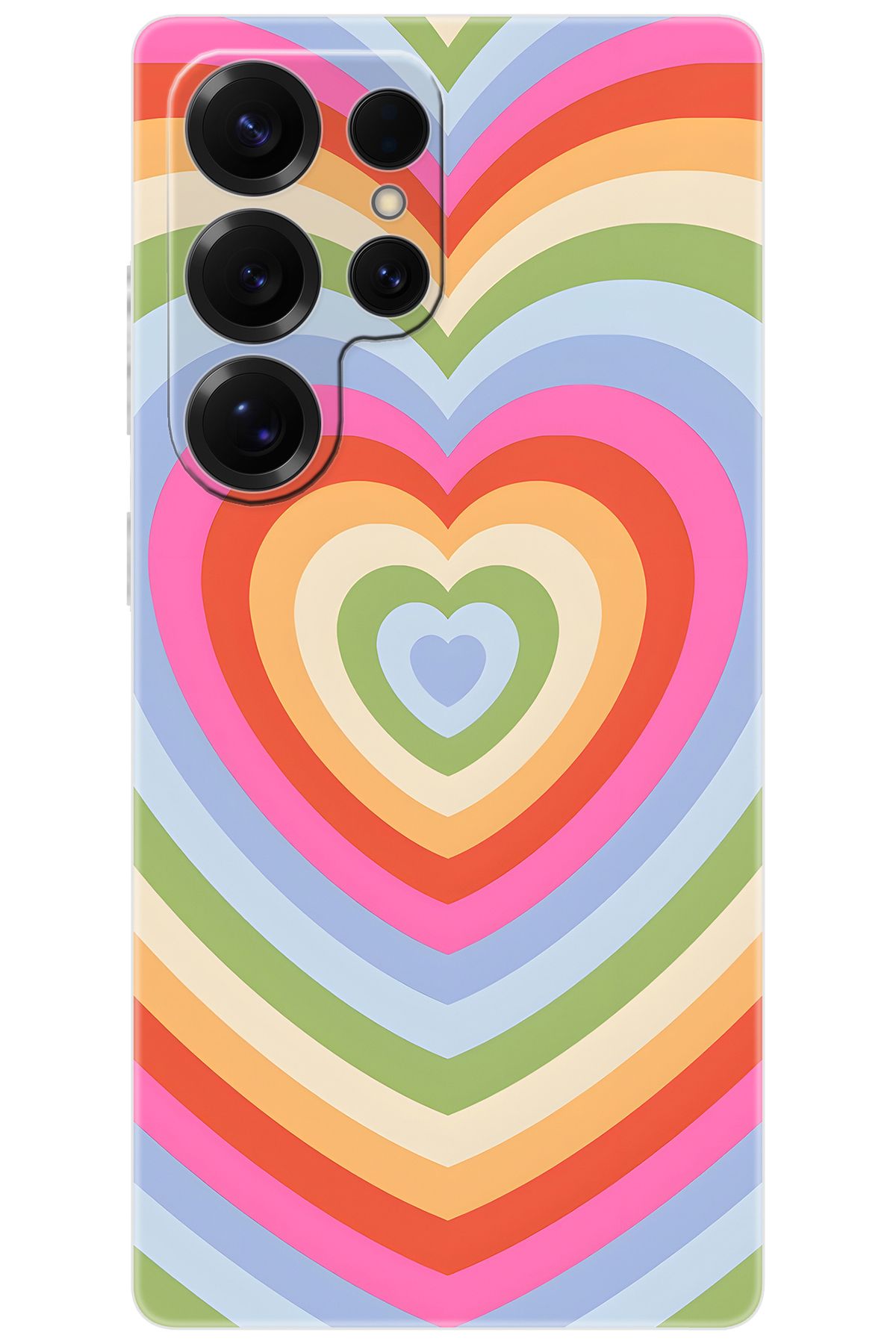 Ceppare Samsung Galaxy S25 ULTRA (SM-S938B) Uyumlu Kılıf Desenli Silikon Renkli Kalpler STK:1019 CP-FW2H2FH
