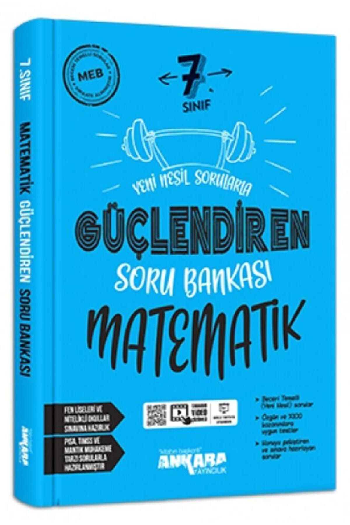 Ankara Kitap Merkezi 7. Sınıf Matematik Güçlendiren Soru Bankası Ankara Yayıncılık