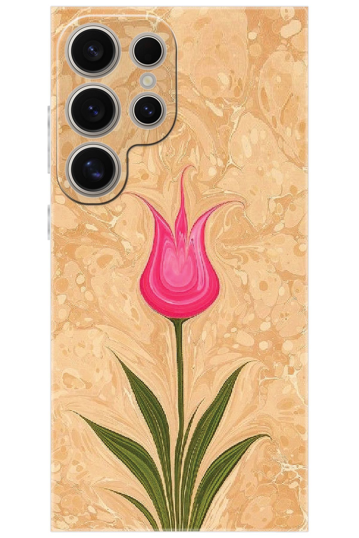 Ceppare Samsung Galaxy S24 ULTRA (SM-S928B) Uyumlu Kılıf Desen Baskı Silikon Lale Tasarım STK:544 CP-mDWGVdY
