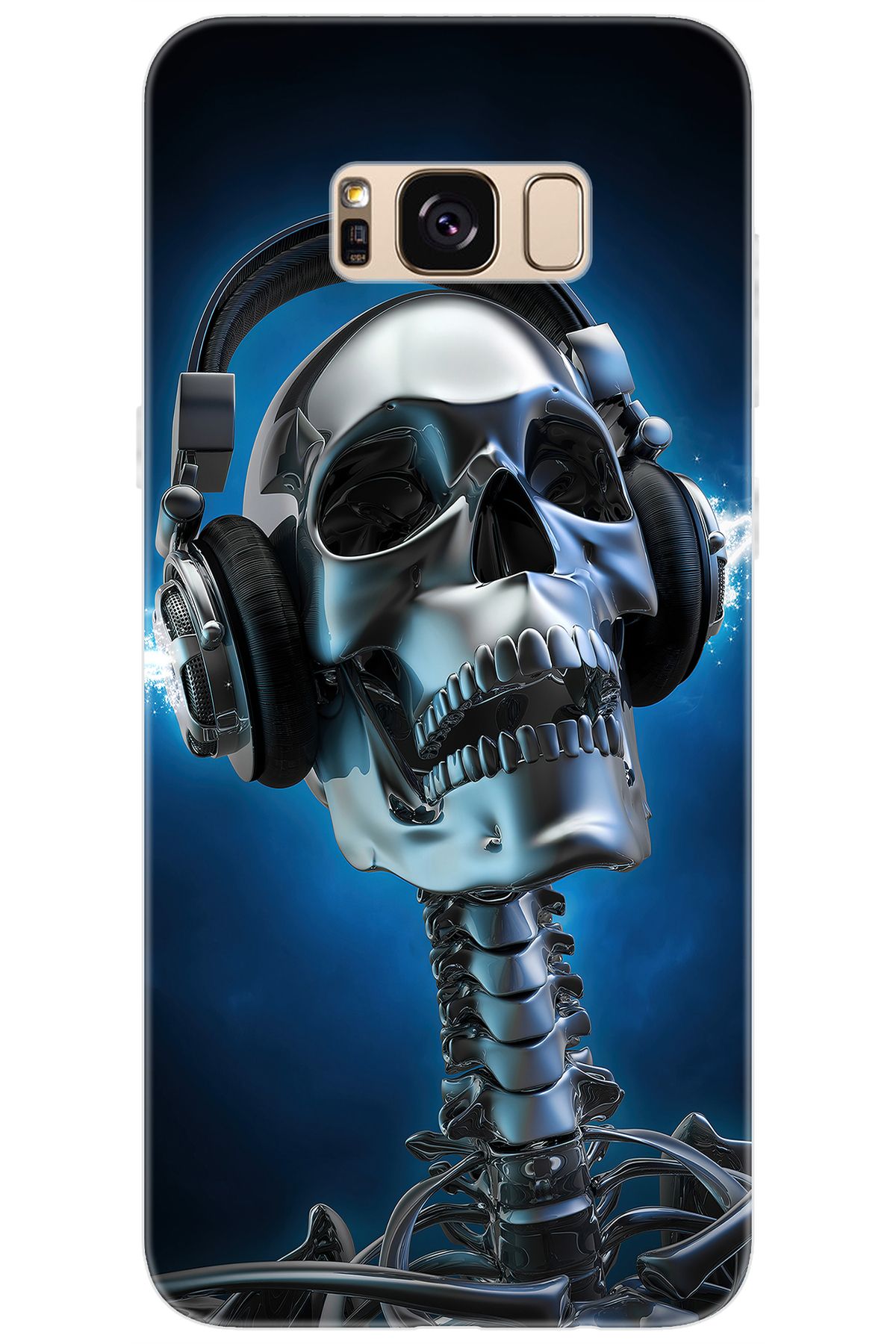 Ceppare Samsung Galaxy S8 PLUS (SM-G955F) Uyumlu Kılıf Desen Baskı Silikon Metal İskelet STK:141 CP-slguuyS