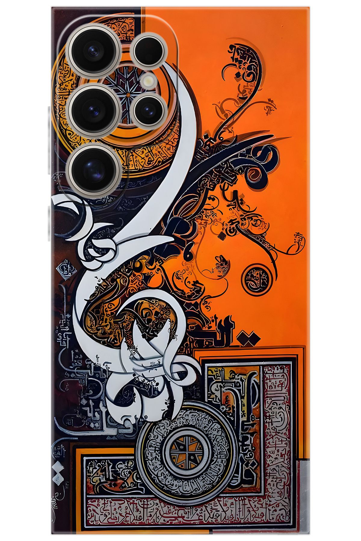 Ceppare Samsung Galaxy S24 ULTRA (SM-S928B) Uyumlu Kılıf Desenli Silikon Kaligrafi Tasarım STK649 CP-KFgOTc2