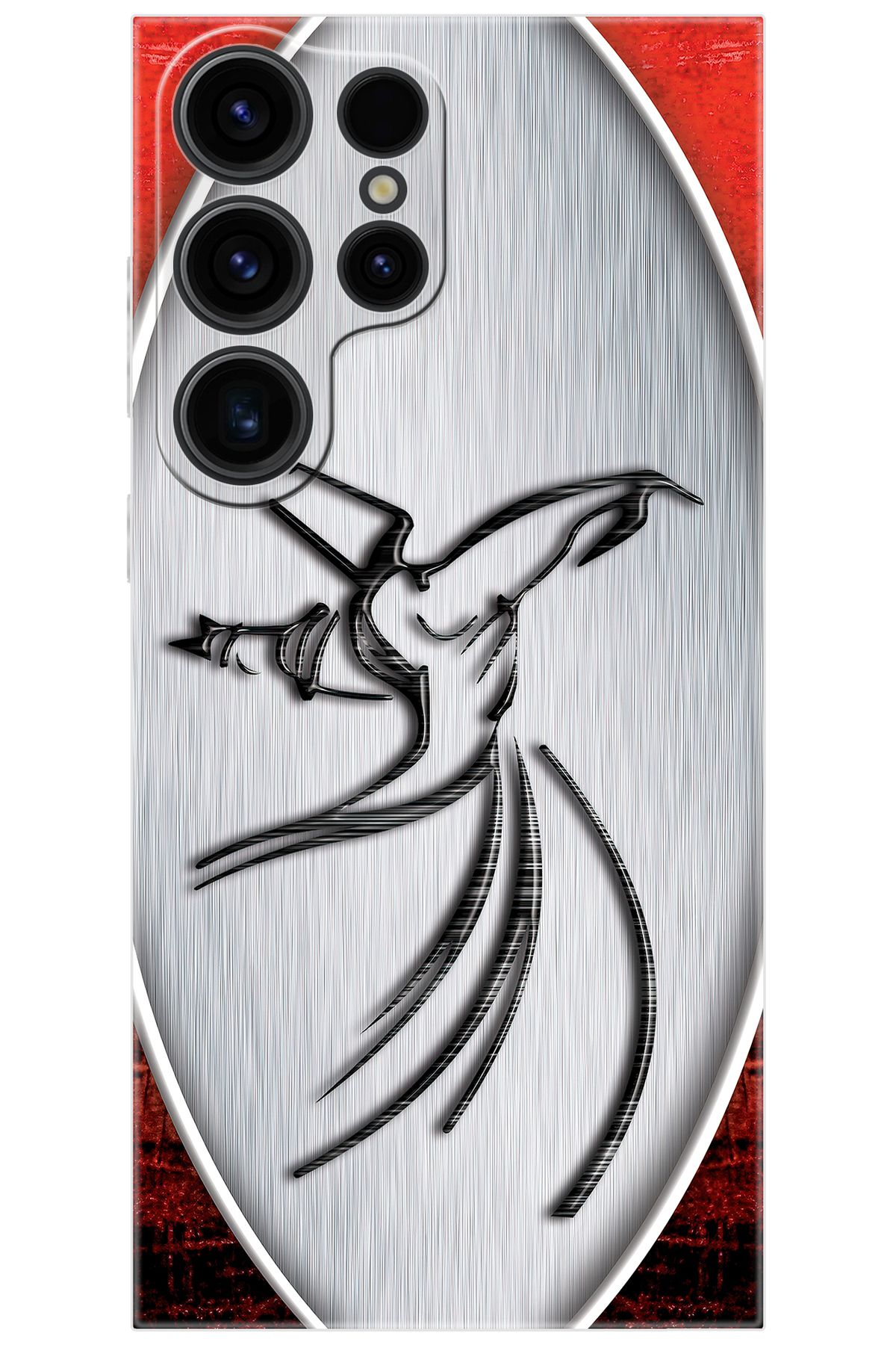 Ceppare Samsung Galaxy S23 ULTRA (SM-S918B) Uyumlu Kılıf Desenli Silikon Semazen Tasarım STK:443 CP-CRtvLXB