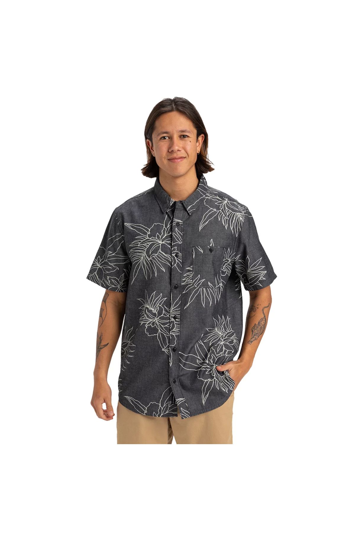 Quiksilver Gawanhill Erkek Kısa Kollu Gömlek