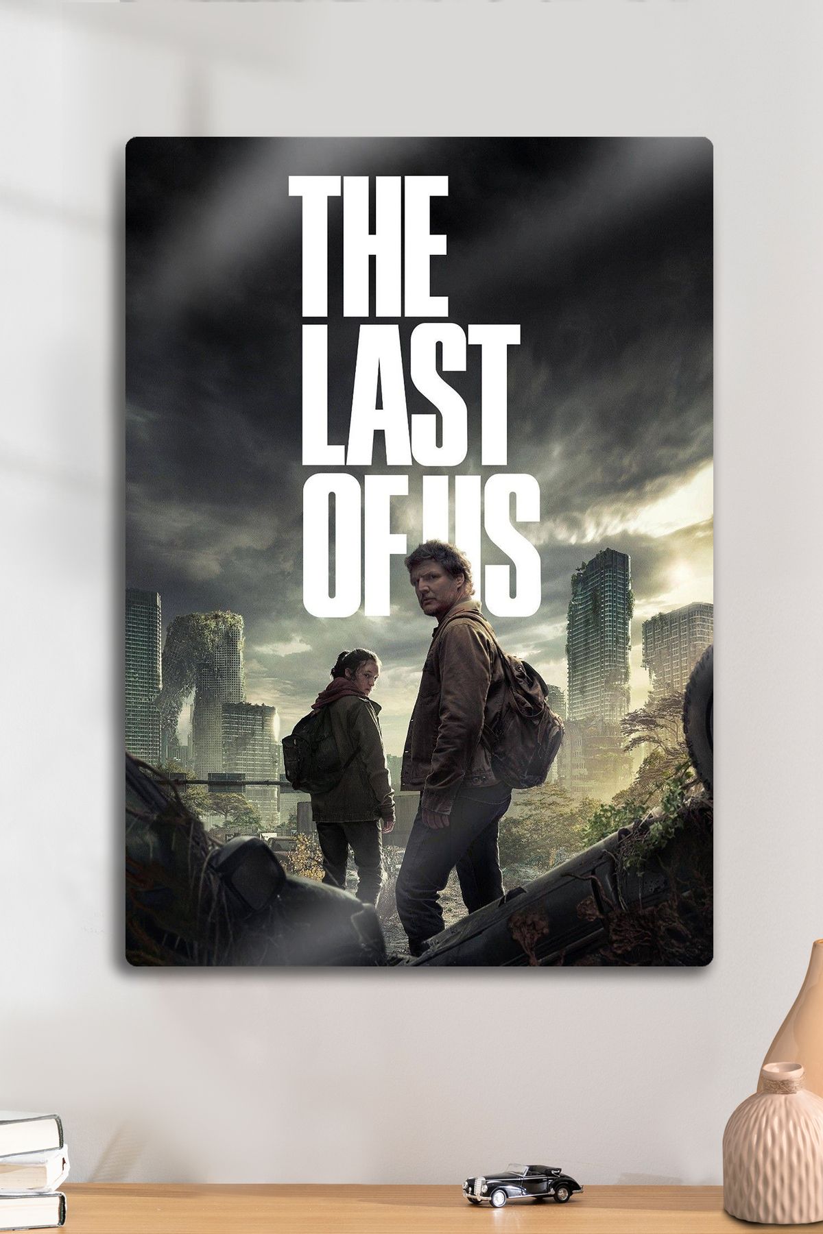 DekorHane Metal Baskı - The Last Of Us, Oyun Dizi Film, Ellie, Dekoratif Tablo