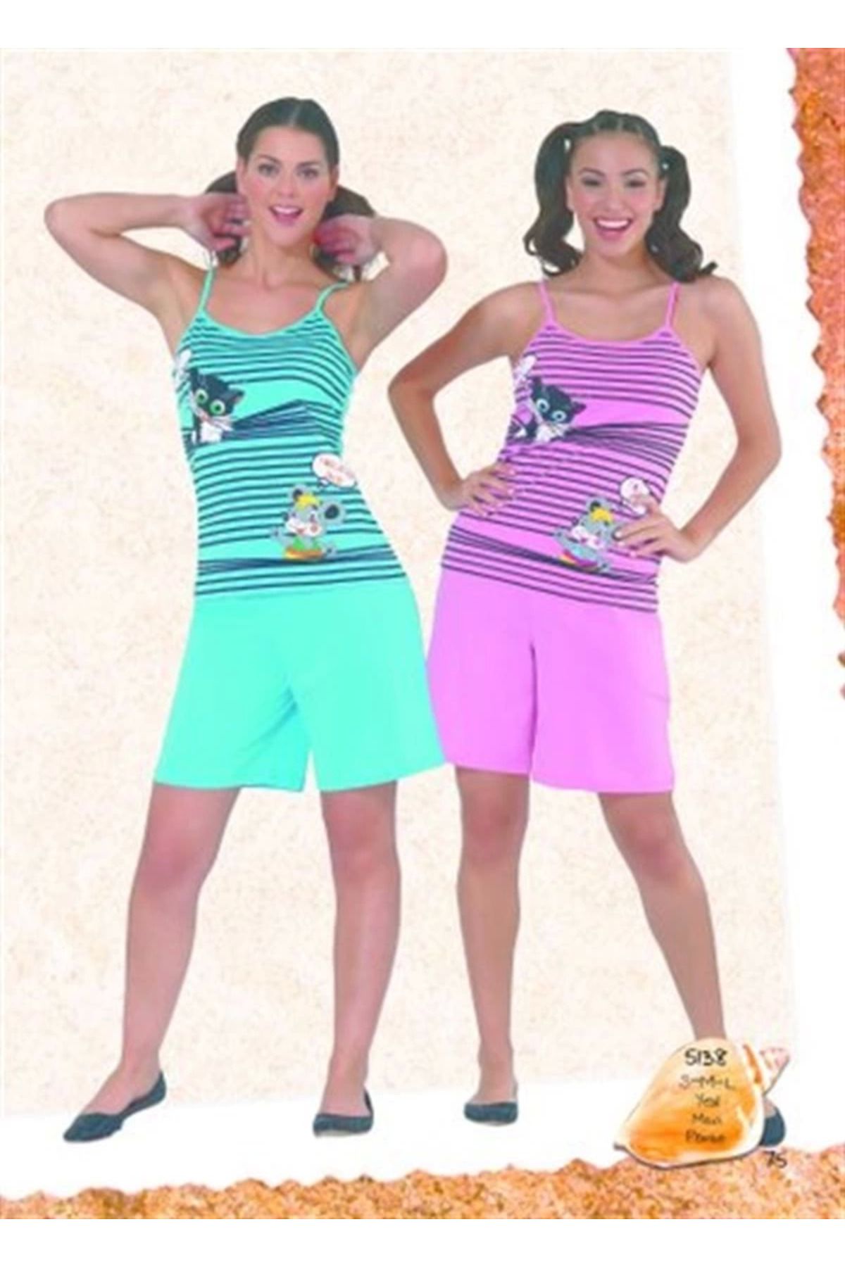 Moda Şahsenem Berrak Şortlu Takım 5138