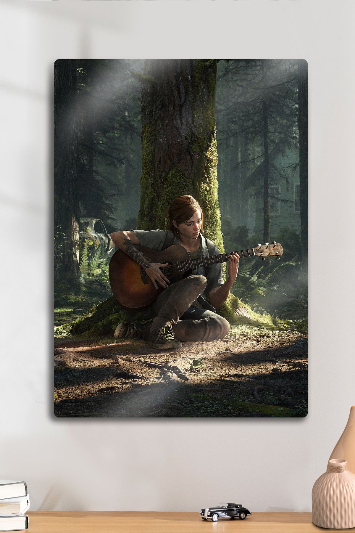 DekorHane Metal Baskı - The Last Of Us, Oyun Dizi Film Dekoratif Tablo