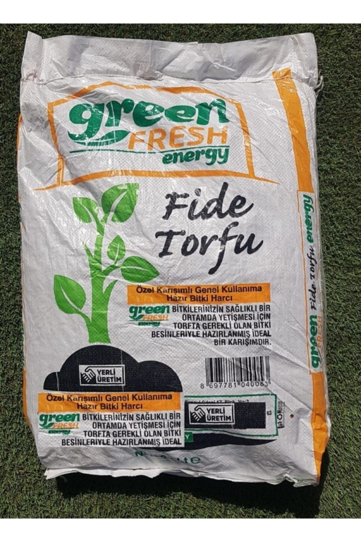 green fresh Torf 40 Lt Toprak Çiçek Toprağı Saksı Toprağı Perlitli Torf Doğal Torf