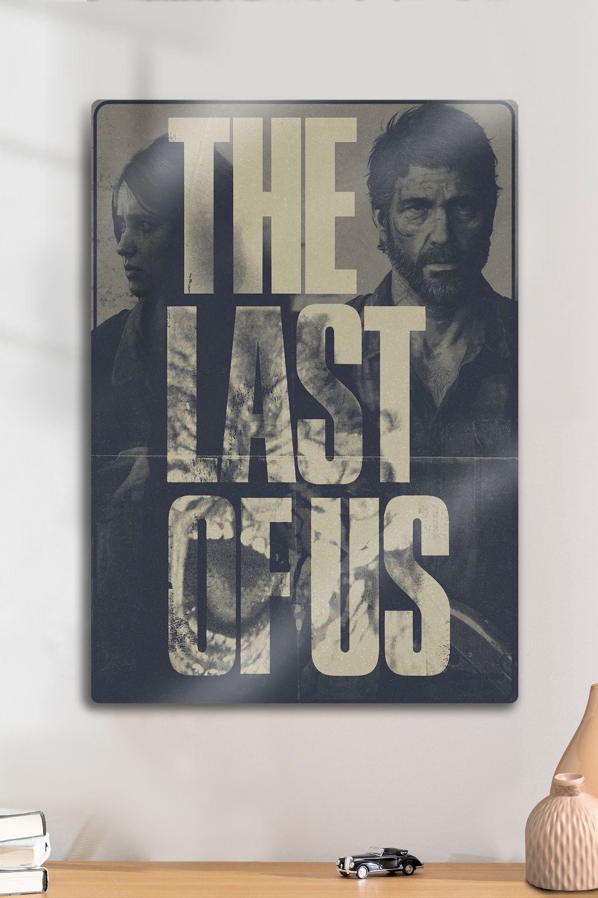 DekorHane Metal Baskı - The Last Of Us, Baskılı Duvar Dekorasyon, Ellie, Oyun Dekoratif Tablo