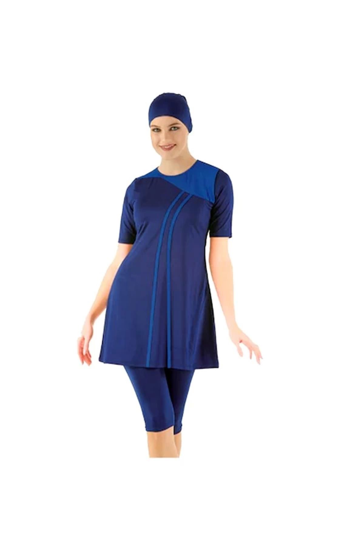 Moda Şahsenem Estiva Yarım Kol Taytlı Mayo