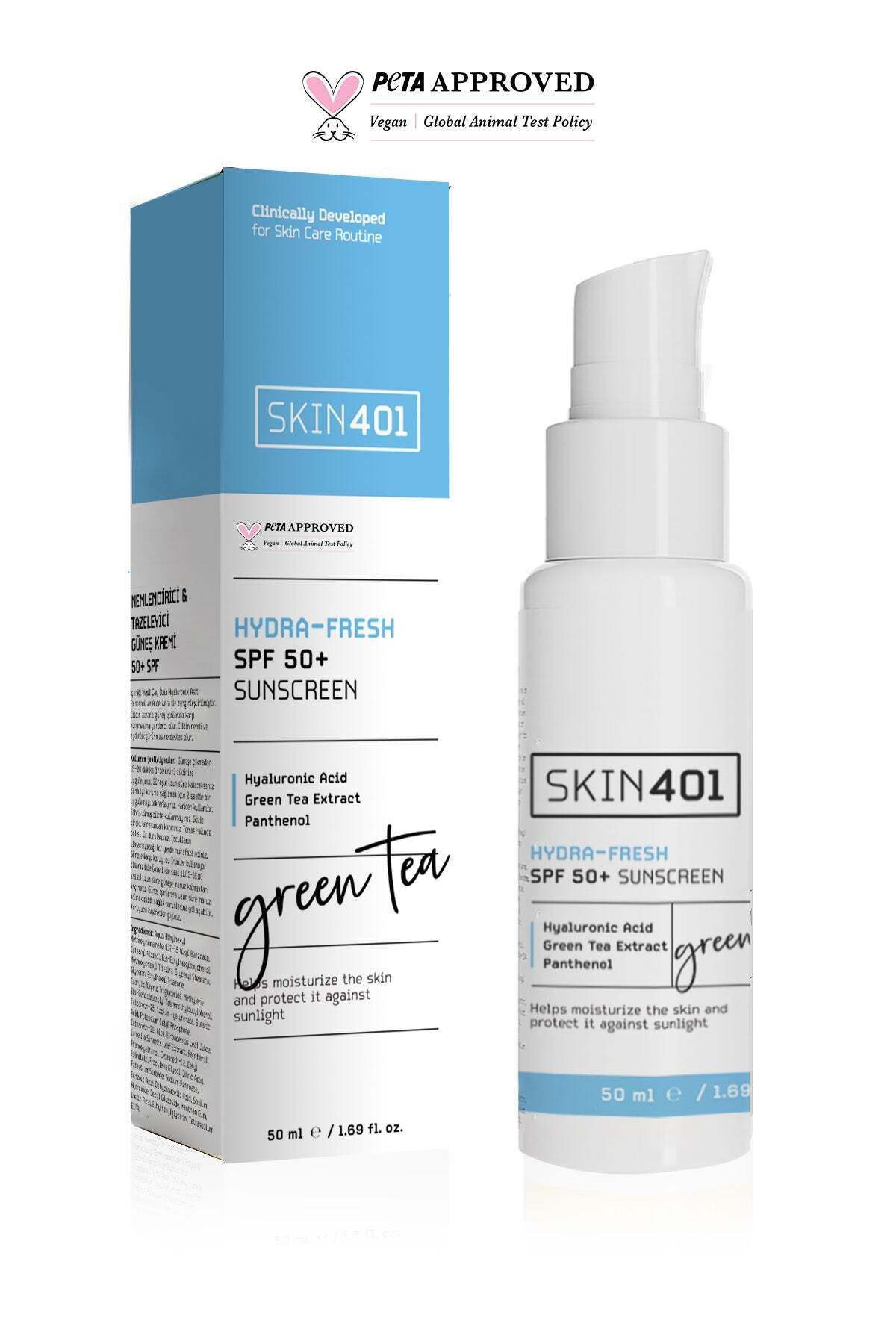 ست کرم ضد آفتاب تساوی رنگ و مجموعه مرطوب کننده Skin401