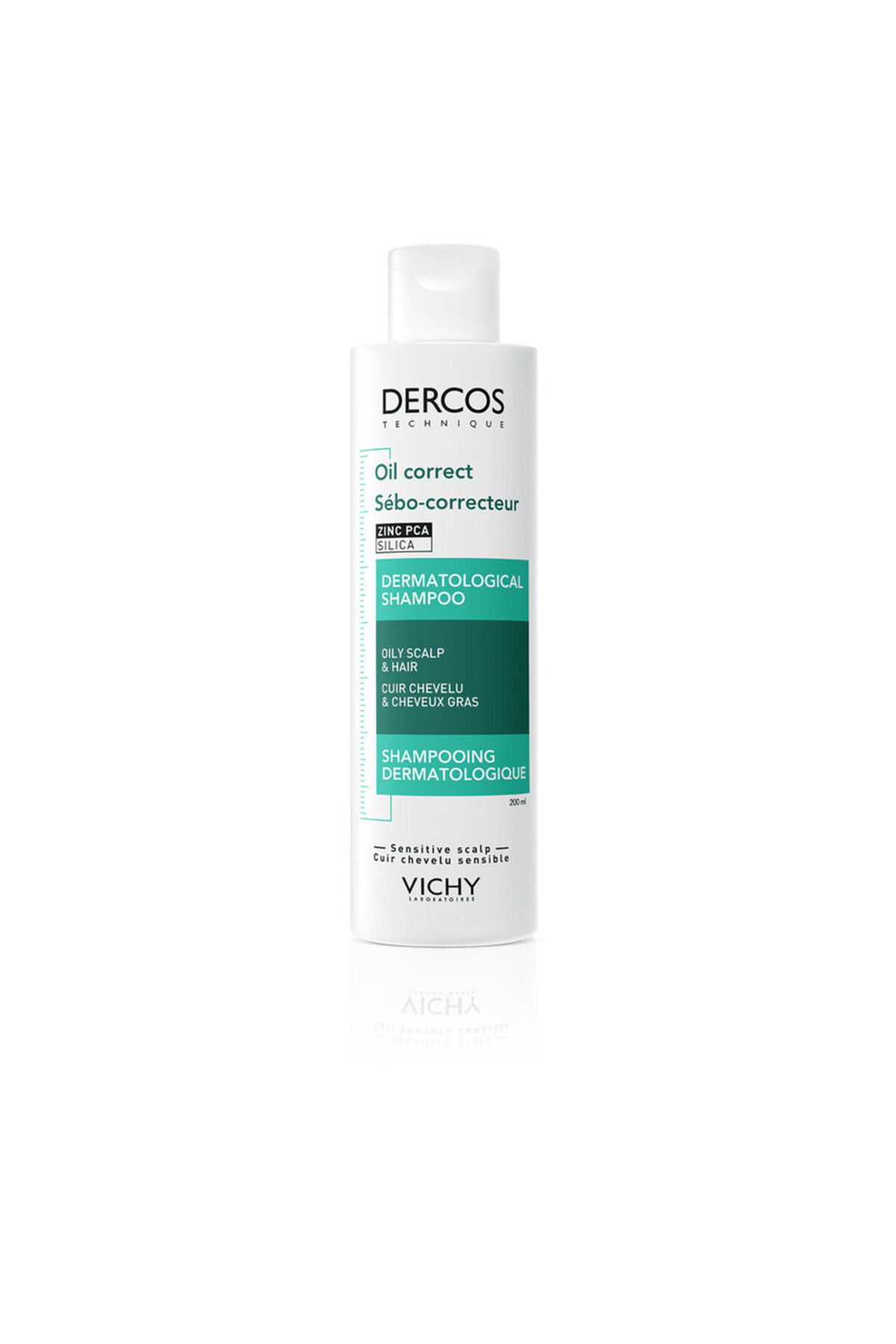 Vichy Dercos Talgkontrollshampoo Für Fettiges Haar 200 ml