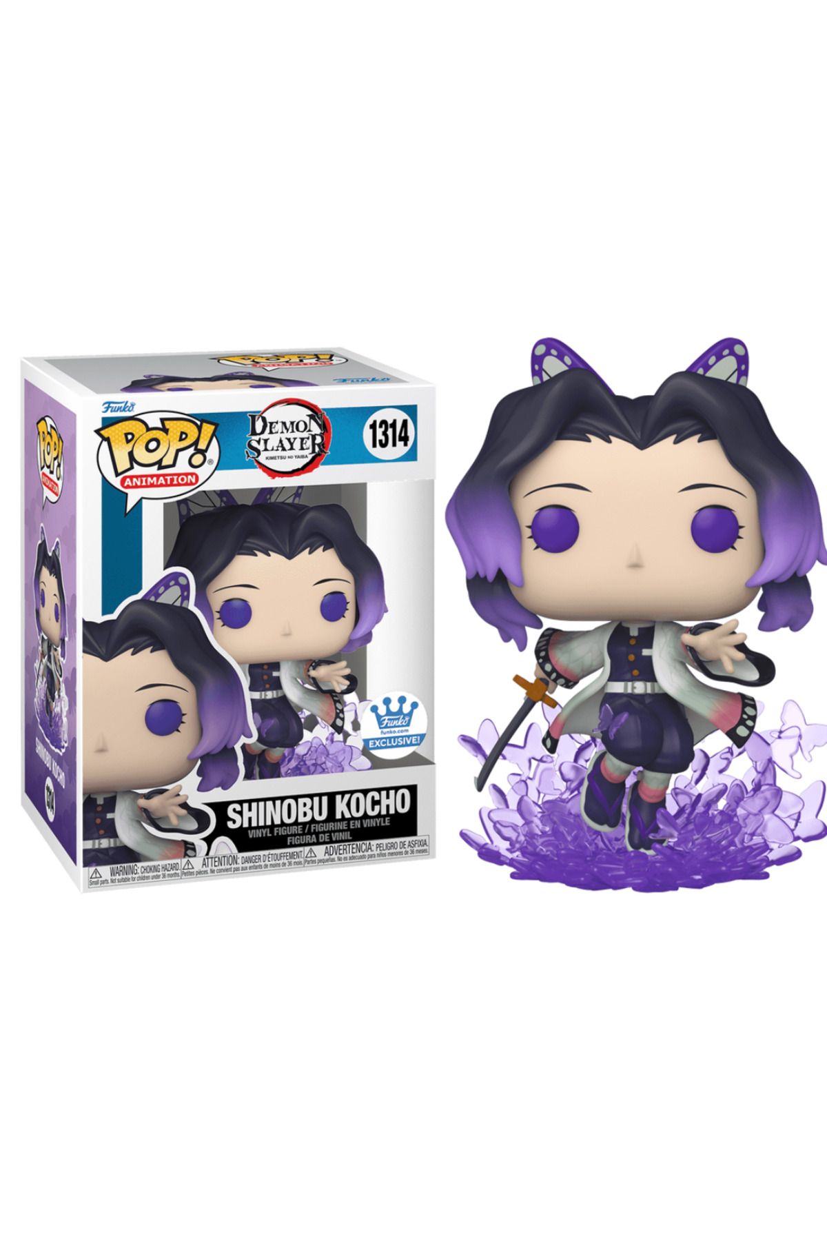 فیگور پاپ DEMON SLAYER SHINOBU KOCHO با شمشیر منحصر به فرد شکل 1314 Funko