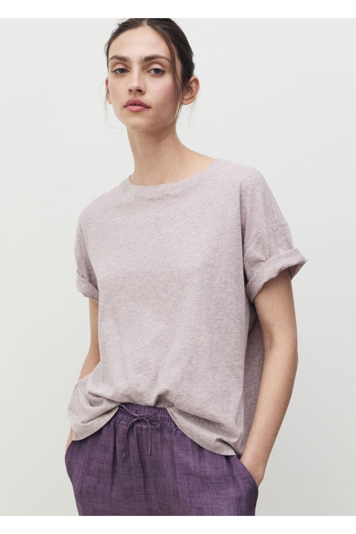 Kısa kollu pamuklu tişört