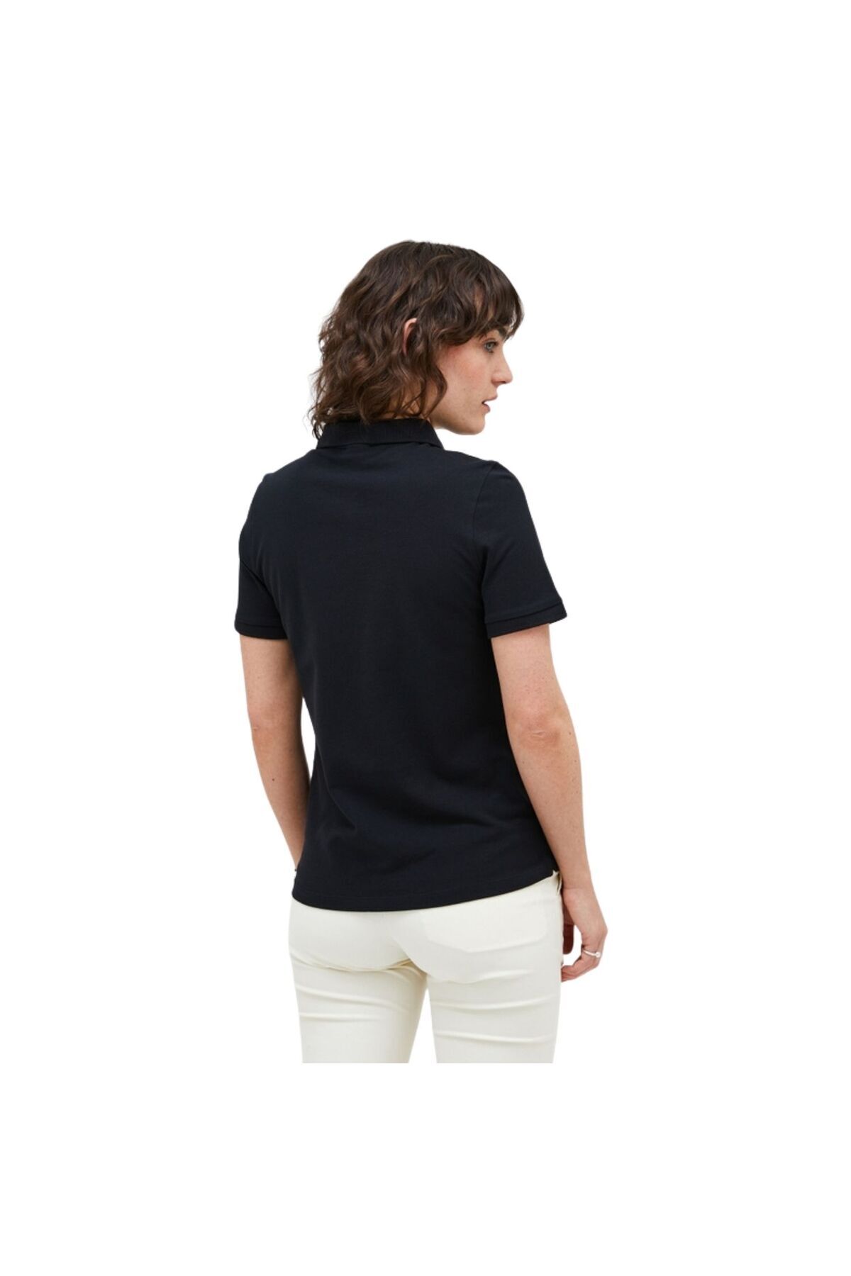 Peak Performance-Peak Performance Classic Cotton Polo Women Black Polo T-Shirt Women Polo T-Shirt 4