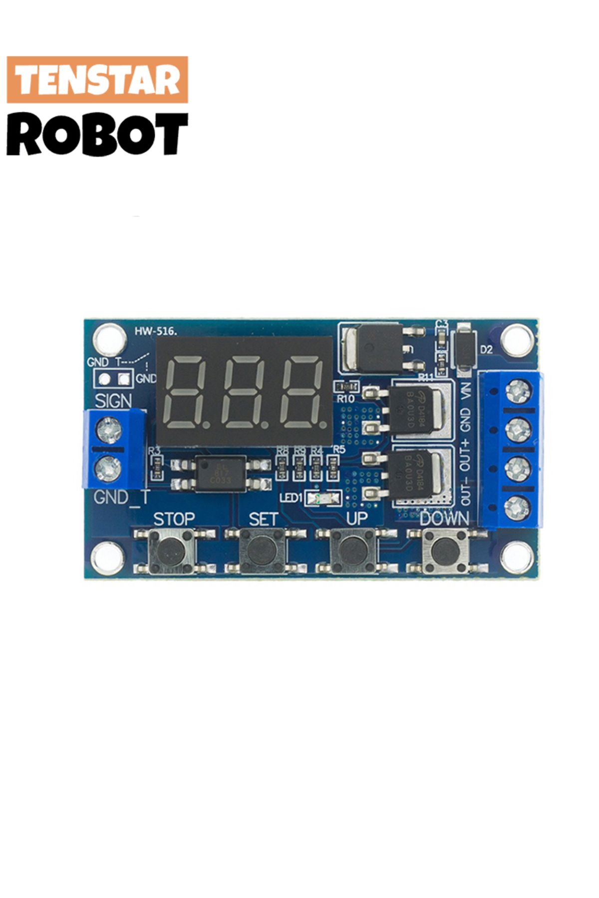 Choice-DC 12V 24V Dual MOS LED Digital Time Delay Relay Trigger Cycle Timer Delay Switch Circuit Board T... 8