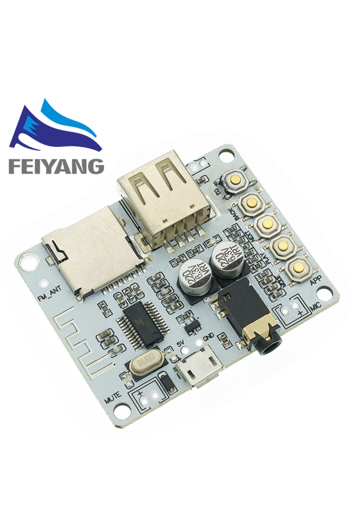 Choice-Bluetooth Audio Receiver Board With Usb Tf Card Slot Decoding Playback Preamp Output A7-004 5v 2.... 6