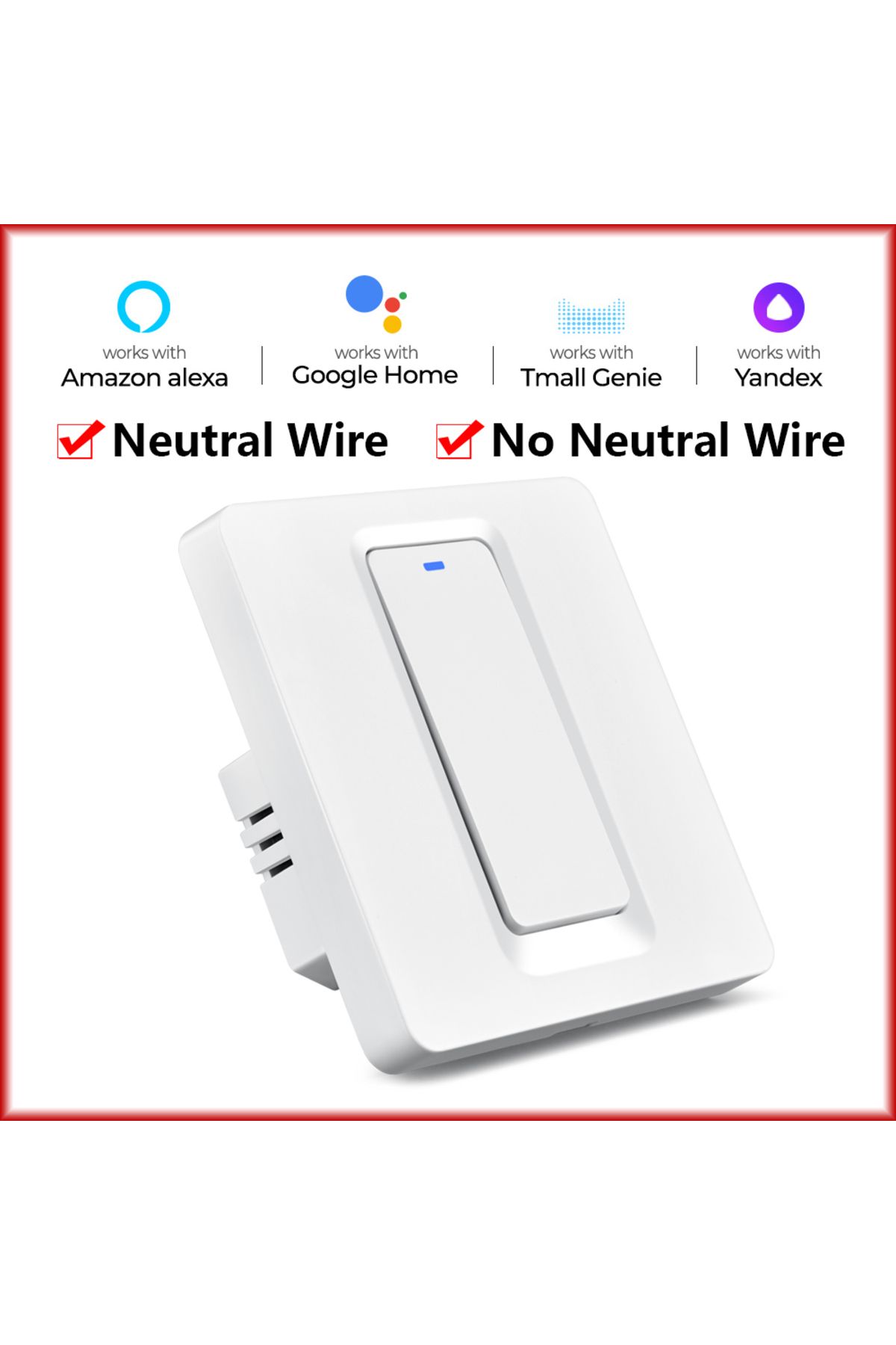 Chevolink-Ds-102jl-white-01 Wifi Tuya Smart Switch Push Button 1/2/3 Gang Light Wall Switches 220v No Neutral 1