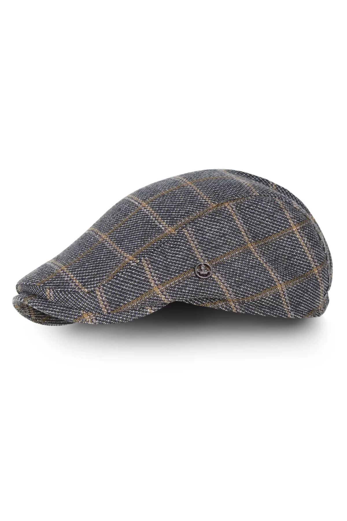 KAMBO WEAR Erkek Kasket Şapka - Lastikli Bedensiz Tasarım, İnce Keten Kumaş, İtalyan Şıklığı, Desenli İç Astar