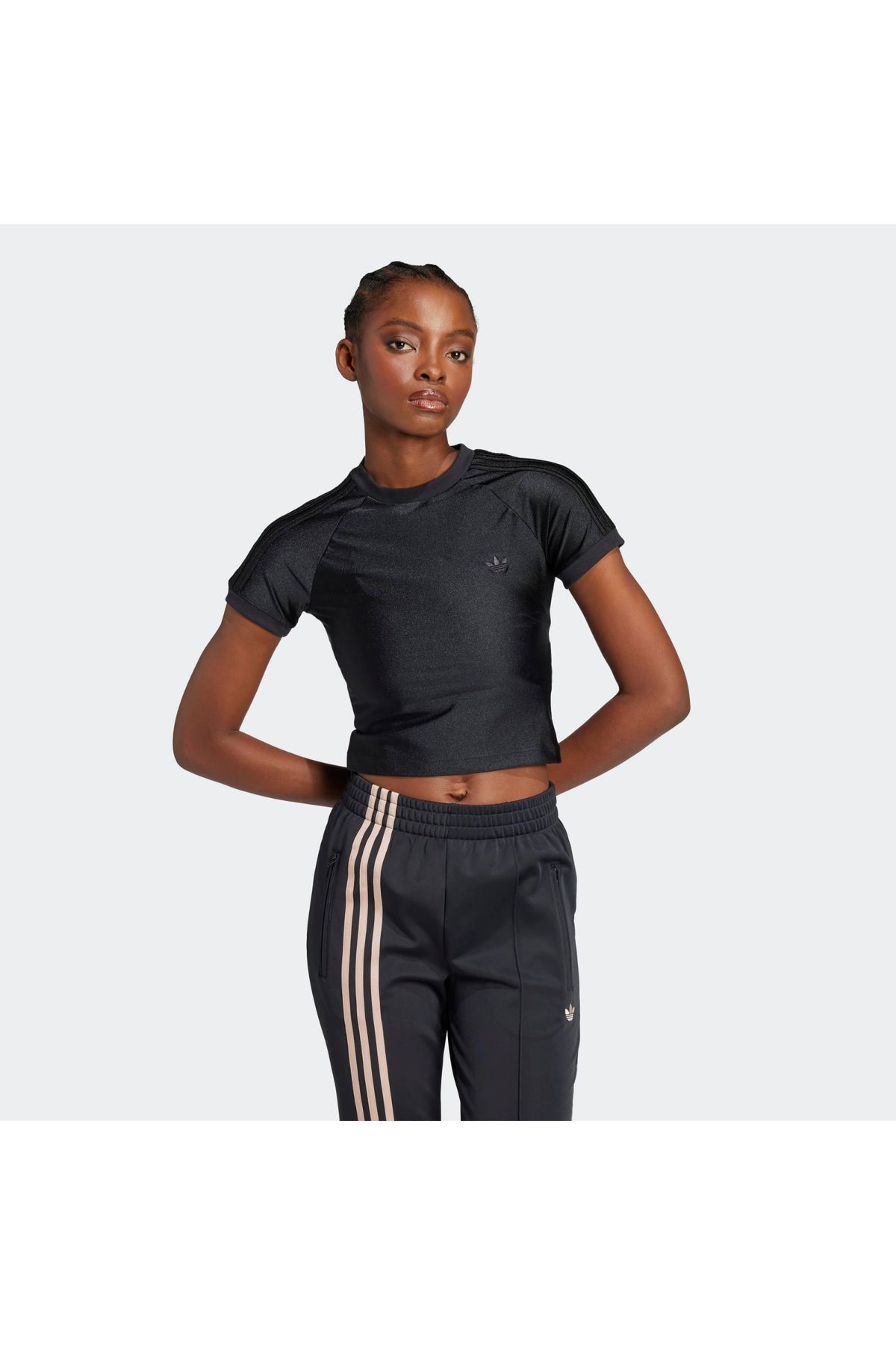 adidas Cali Kadın Siyah Tişört (JJ0908)