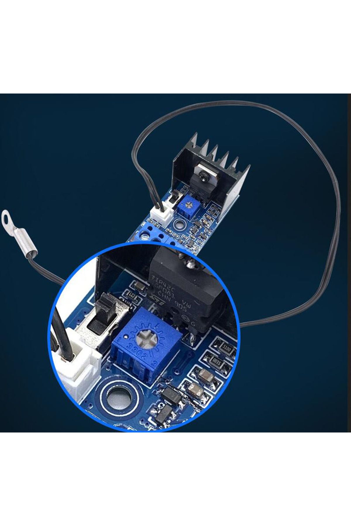 Choice-DC 12V 1A Fan temperature control 2/3/4wire Automatic PC CPU Chassis Fan speed regulation PWM Th... 5