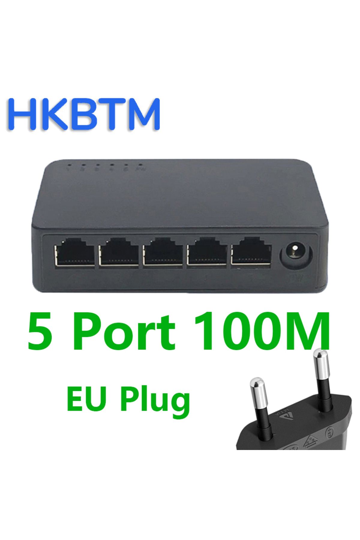 Choice-5 Port 100M Network Switch Mini 5Ports Switch Ethernet 1000Mbps/100Mbps Gigabit High Performance Sm 1