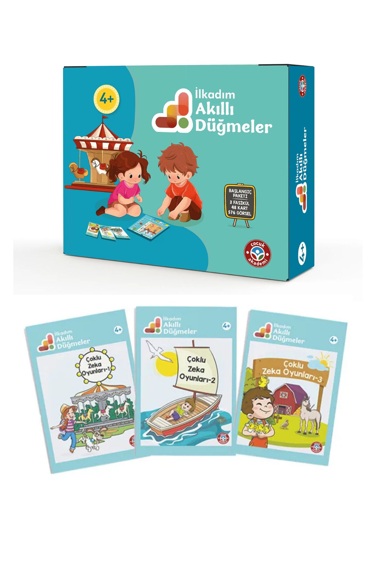 Çocuk Akademi 4 Yaş İlkadım Akıllı Düğmeler - Başlangıç Paketi