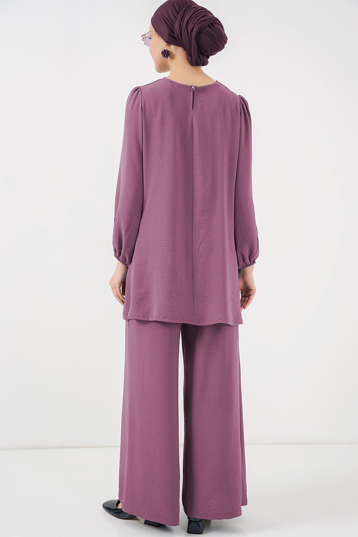 Bigdart-Ayrobin Tunic Pants Bottom Top Set 6712 - Dark Lilac 4