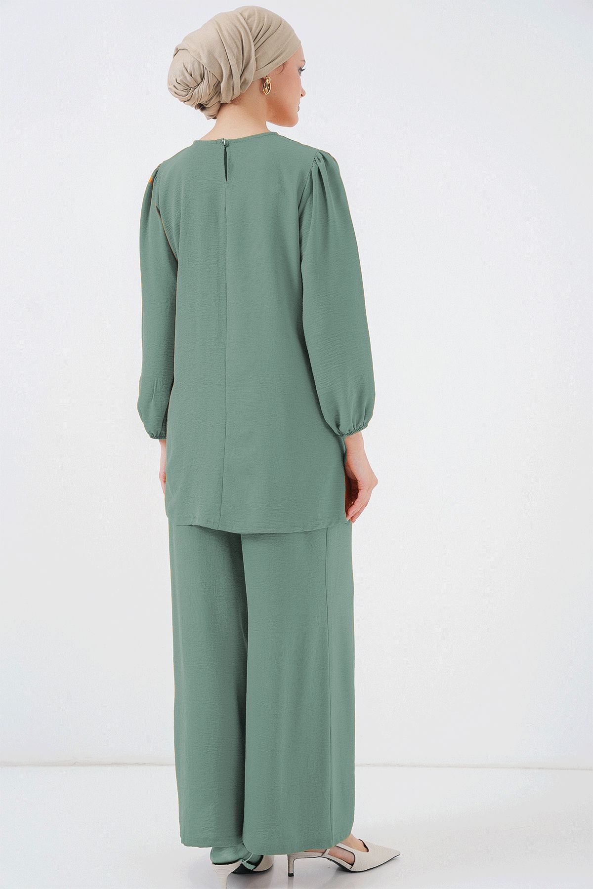 Bigdart-Ayrobin Tunic Trousers Bottom Top Set 6712 - Green 4