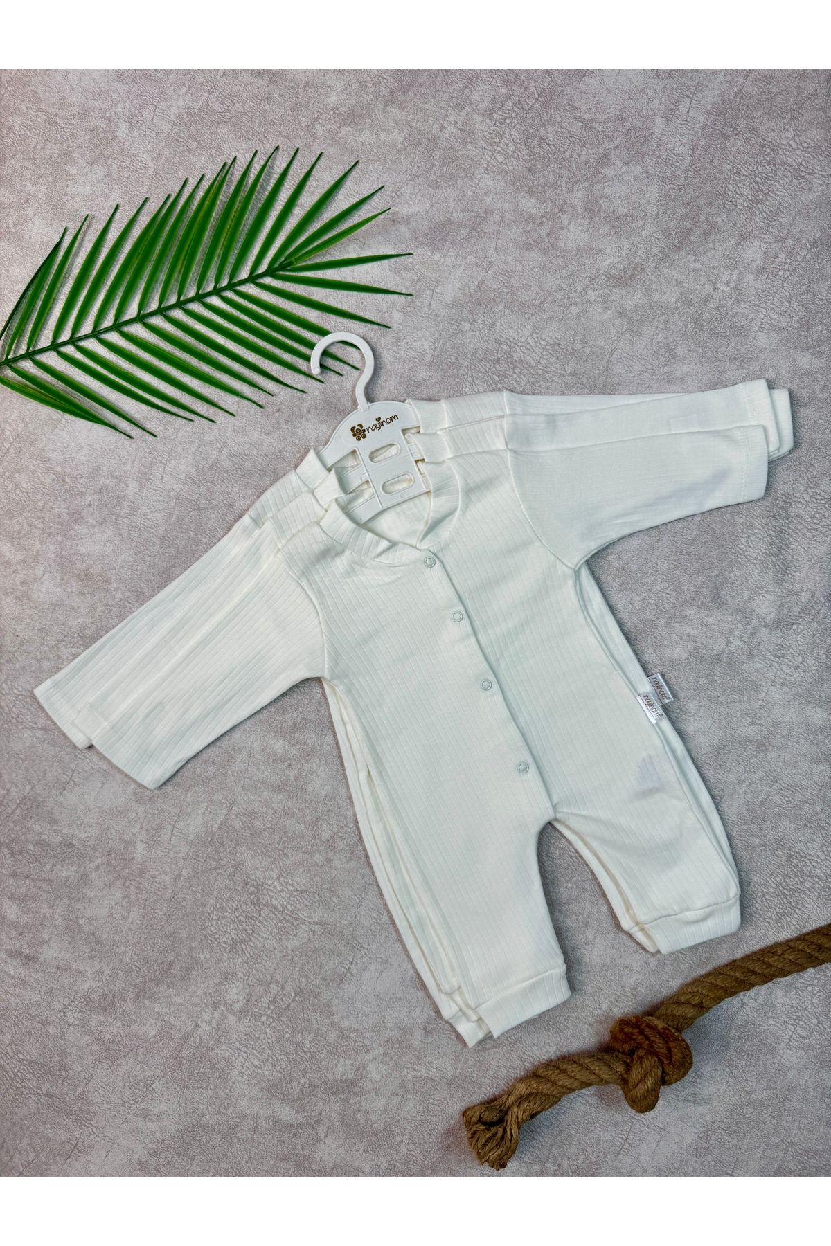Nayinom Çıtçıtlı Manşetli Bebek Tulum