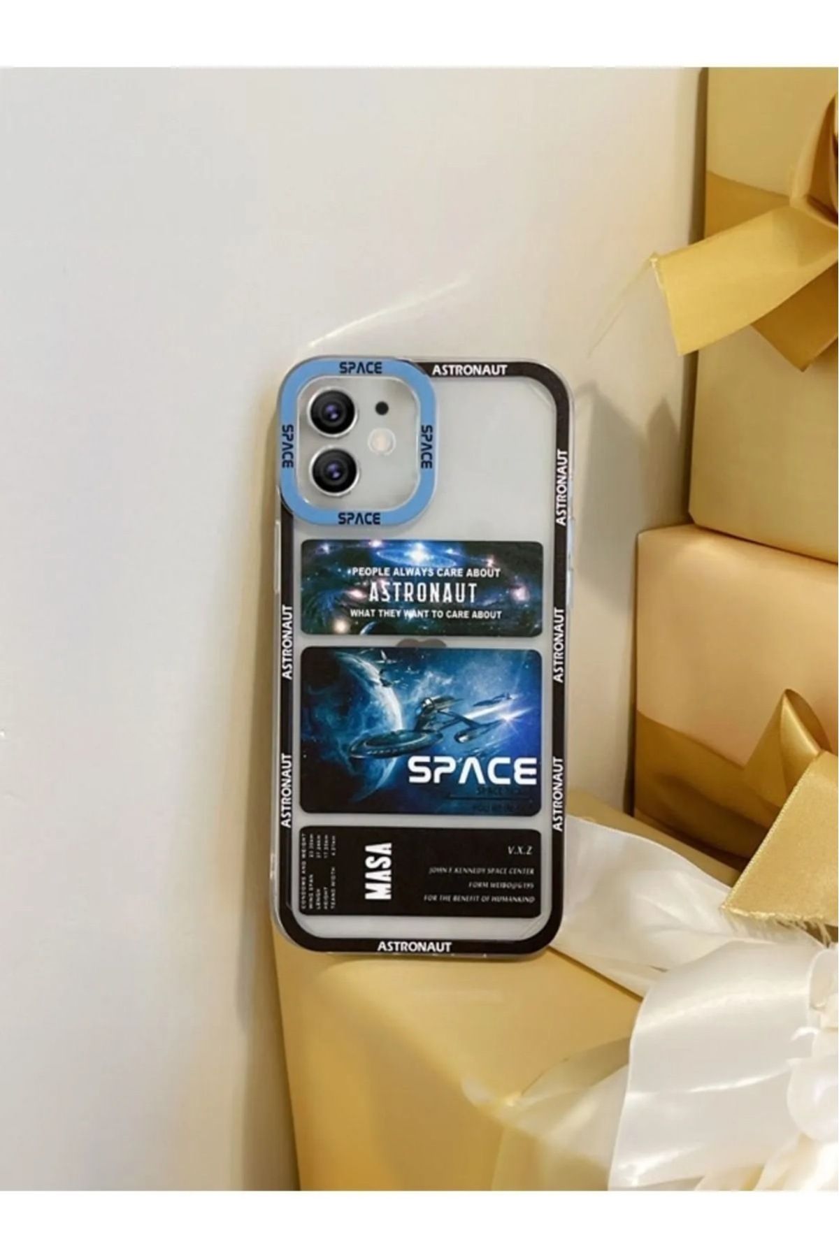 LUXKLAS iphone 11 desen baskılı darbeye karşı dayanıklı şeffaf kılıf